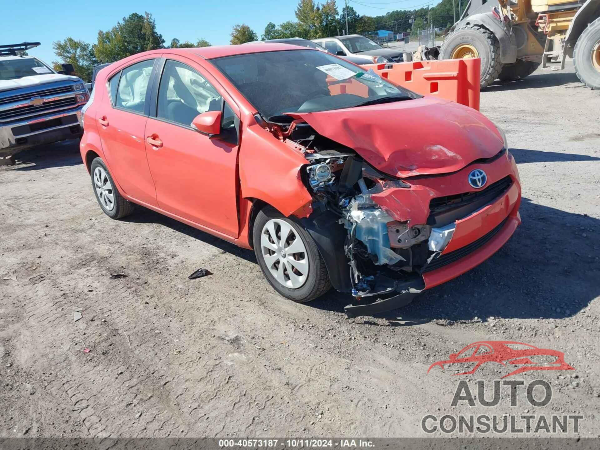 TOYOTA PRIUS C 2012 - JTDKDTB33C1030954