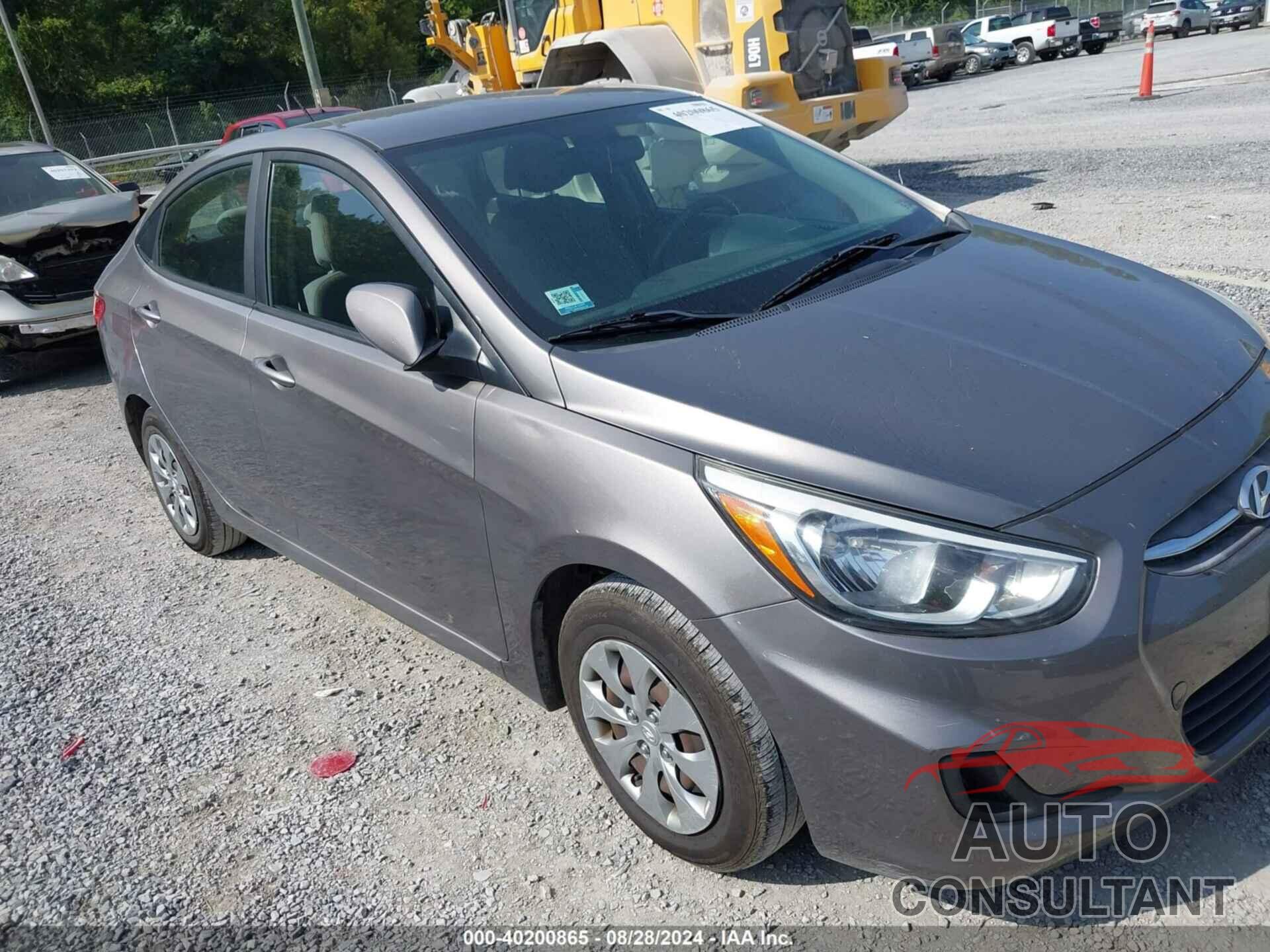 HYUNDAI ACCENT 2017 - KMHCT4AE5HU368258