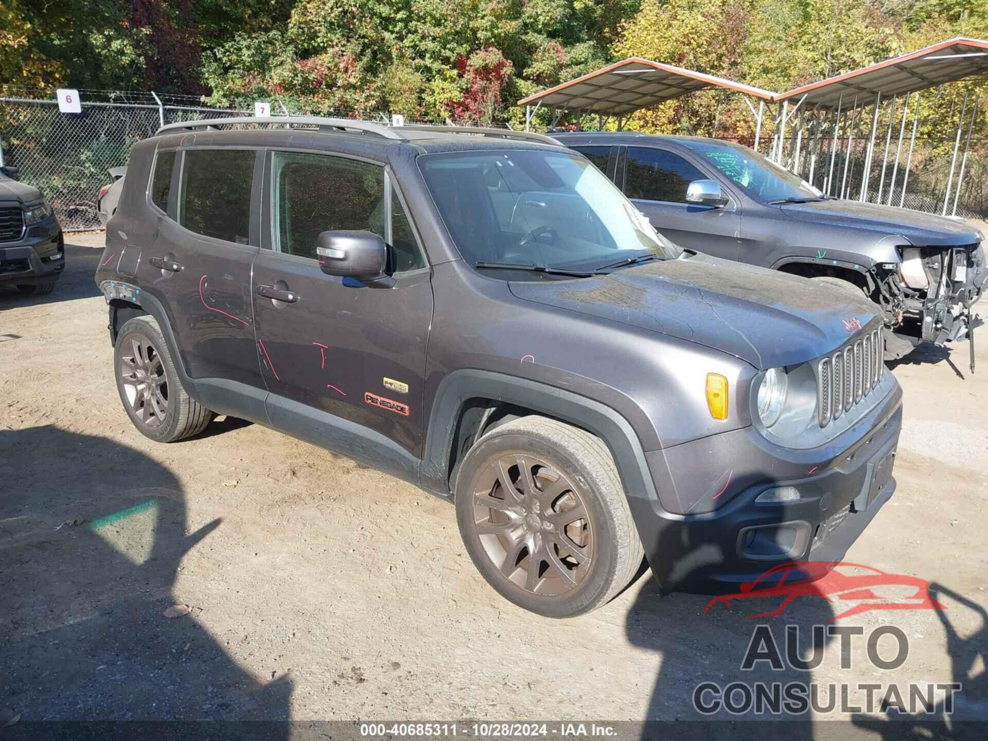 JEEP RENEGADE 2016 - ZACCJABT3GPD77109