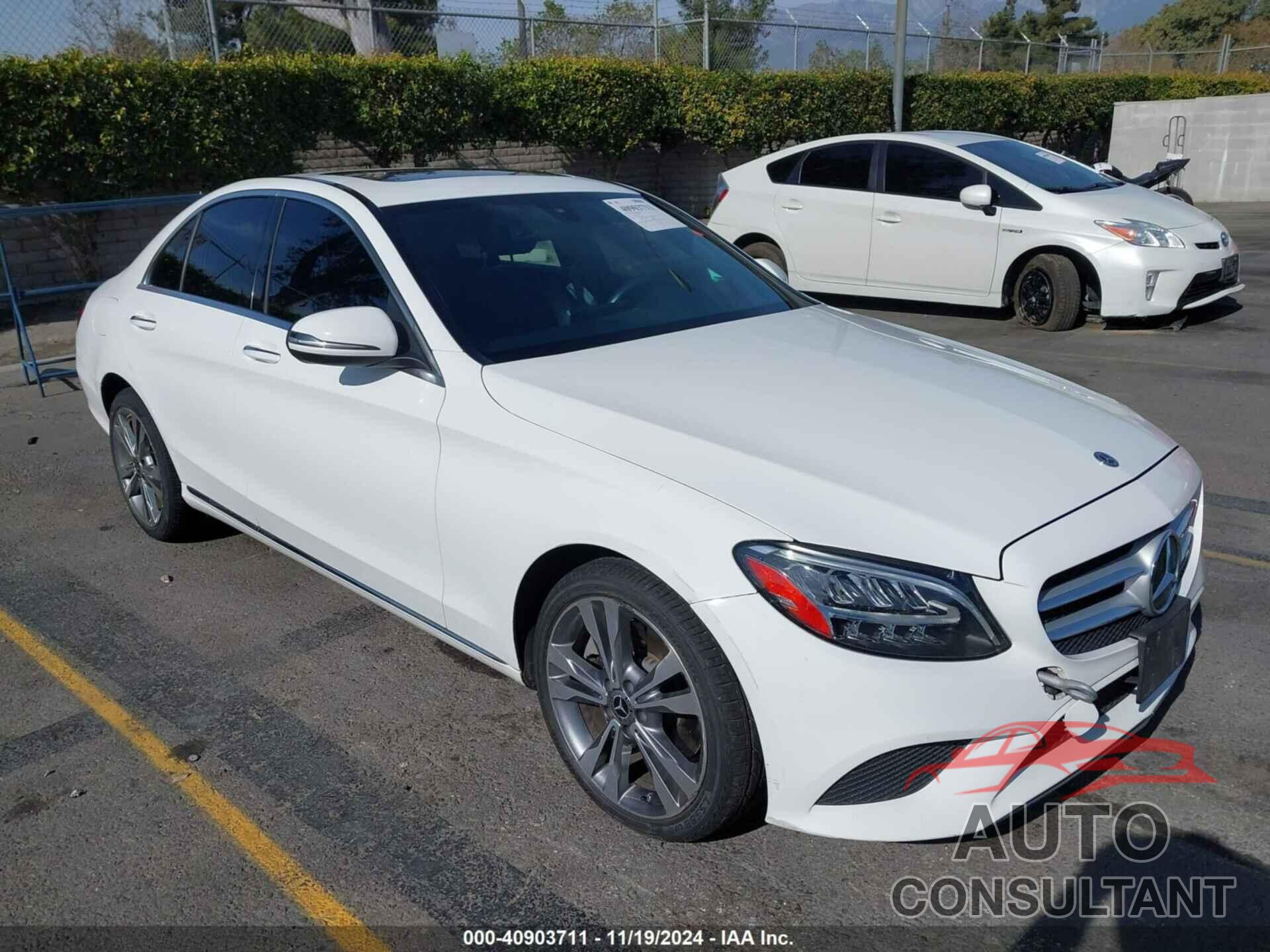 MERCEDES-BENZ C 300 2019 - WDDWF8DB7KR482361