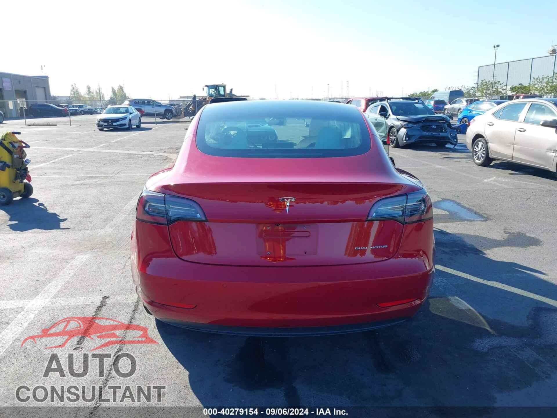 TESLA MODEL 3 2018 - 5YJ3E1EB0JF097556