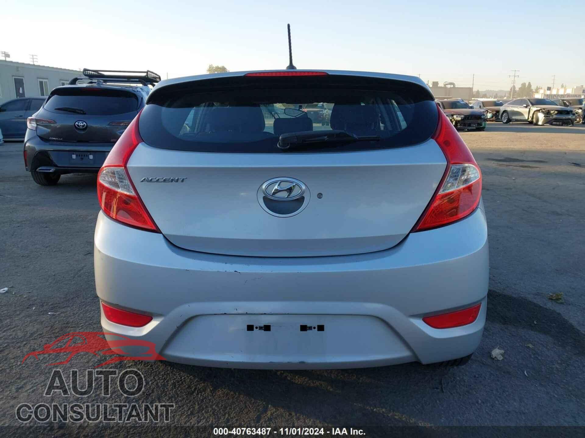 HYUNDAI ACCENT 2014 - KMHCU5AE7EU158470