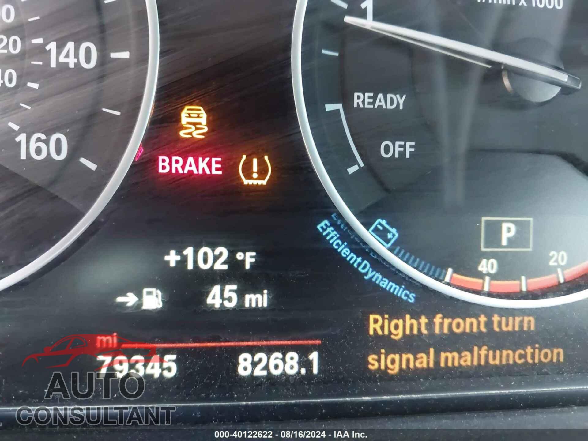 BMW 320I 2016 - WBA8E1G54GNU11648