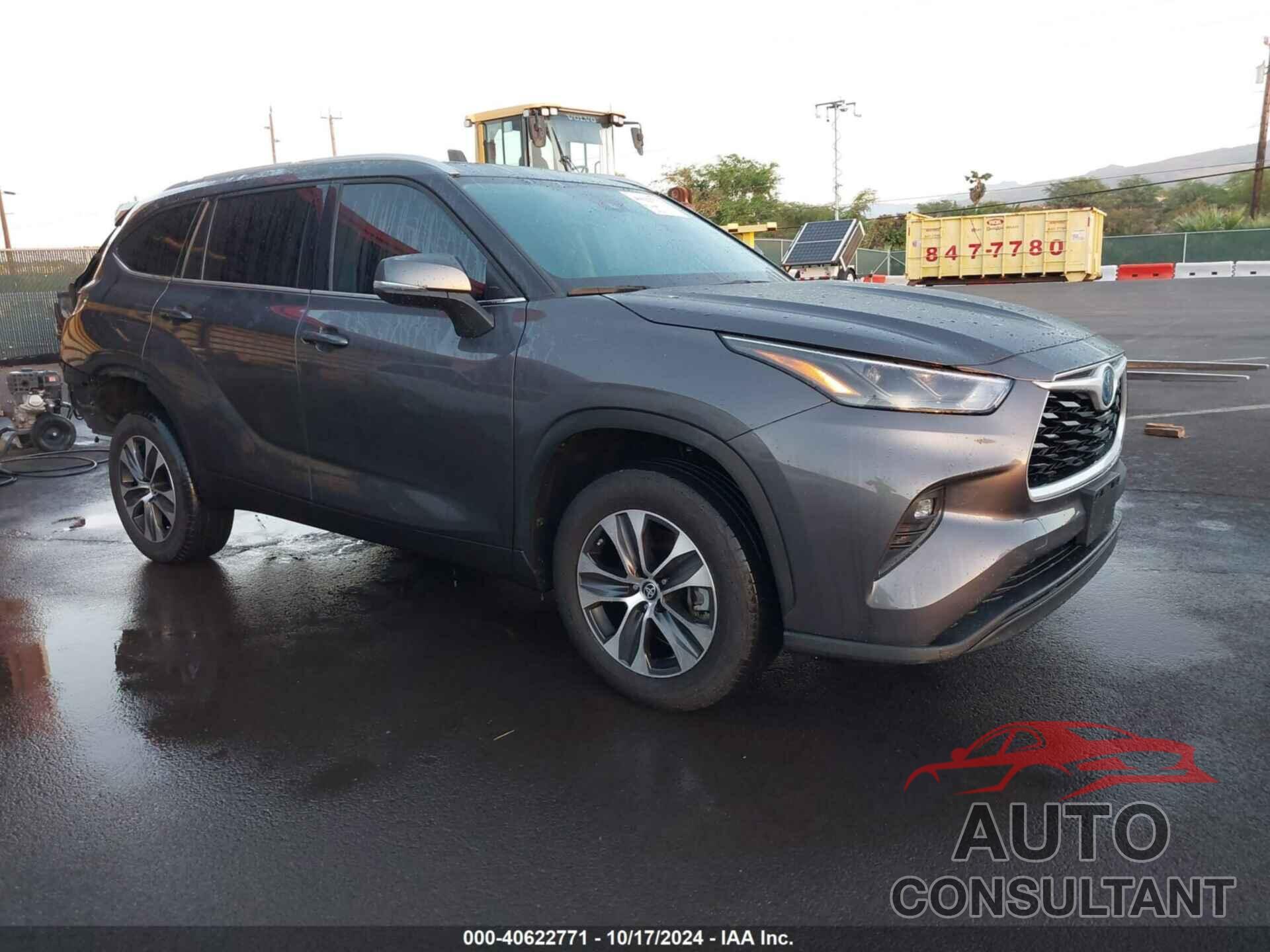 TOYOTA HIGHLANDER 2022 - 5TDGARAH5NS512880