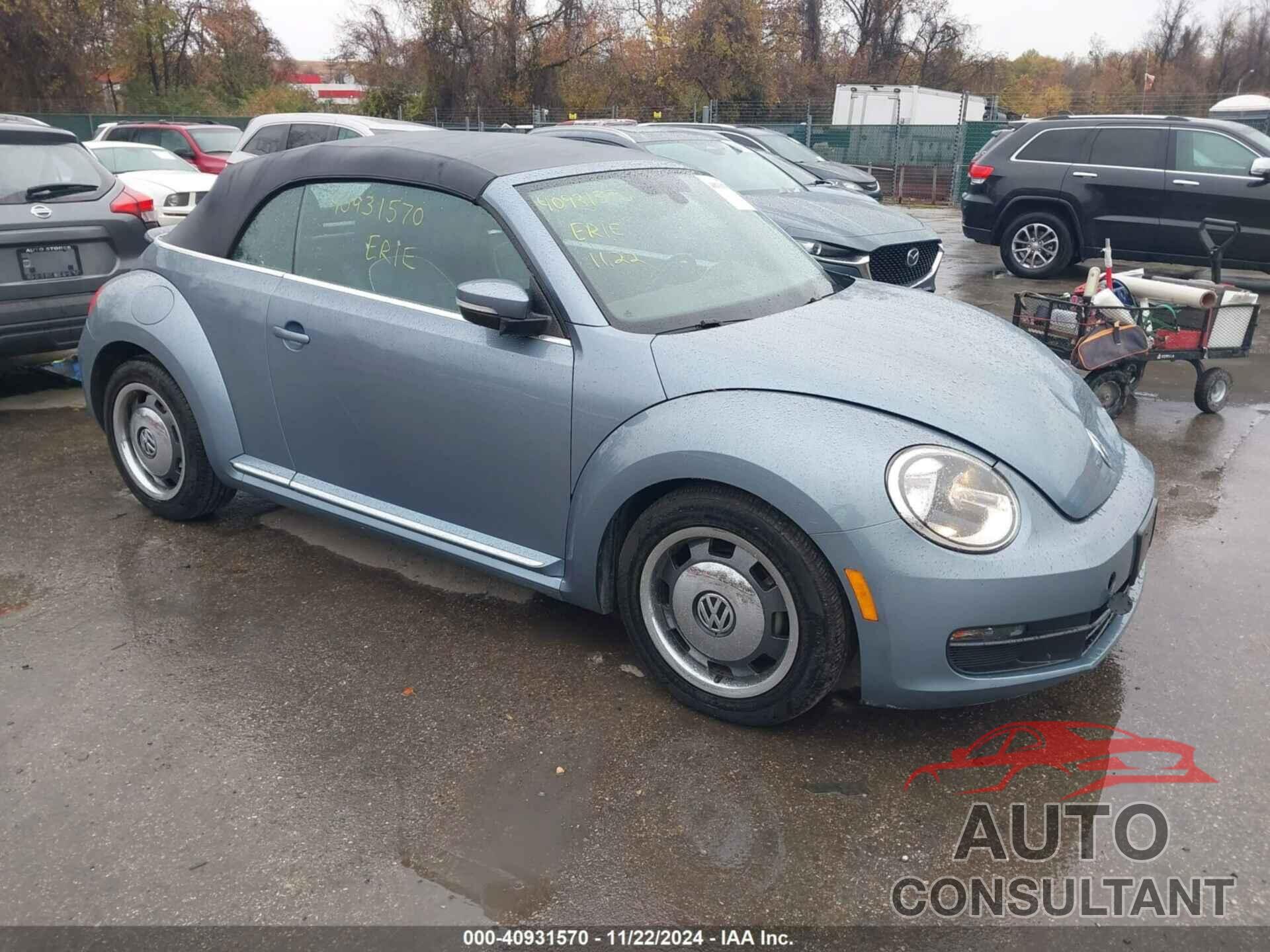 VOLKSWAGEN BEETLE 2016 - 3VW517ATXGM823821