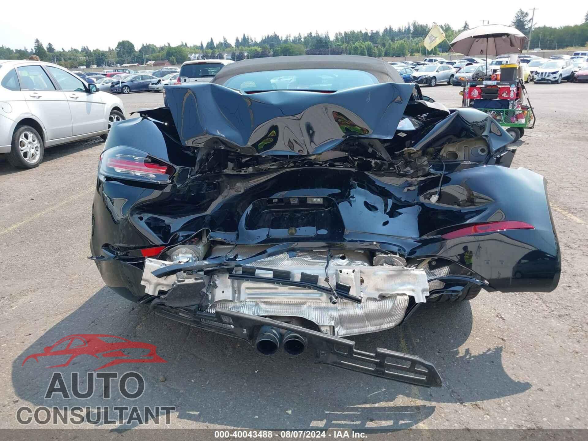 PORSCHE 718 BOXSTER 2017 - WP0CB2A87HS241142