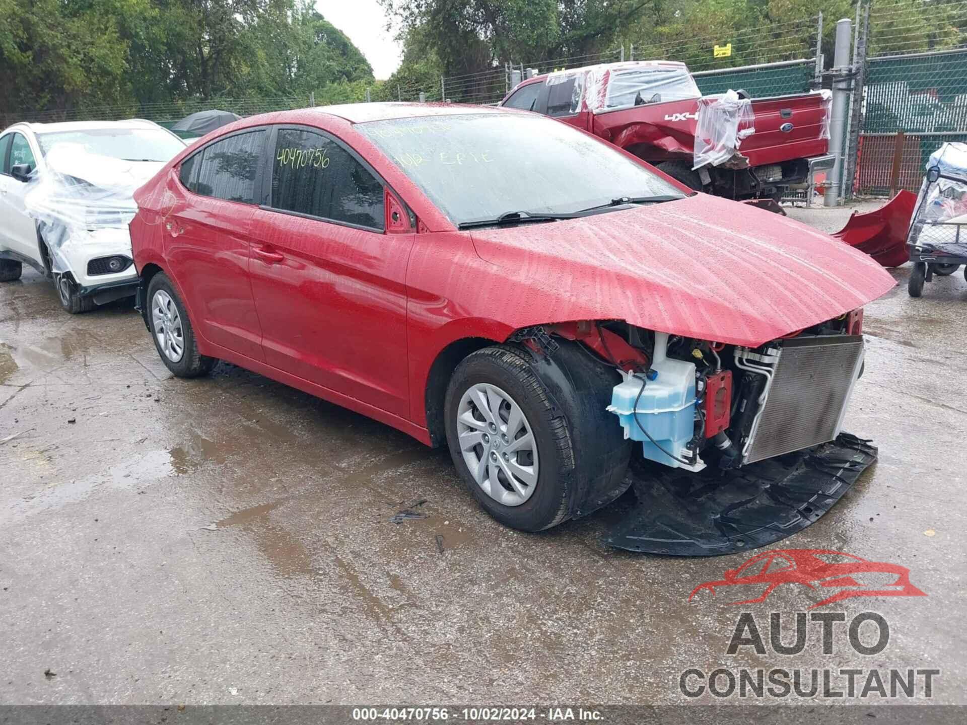 HYUNDAI ELANTRA 2017 - KMHD74LFXHU429019