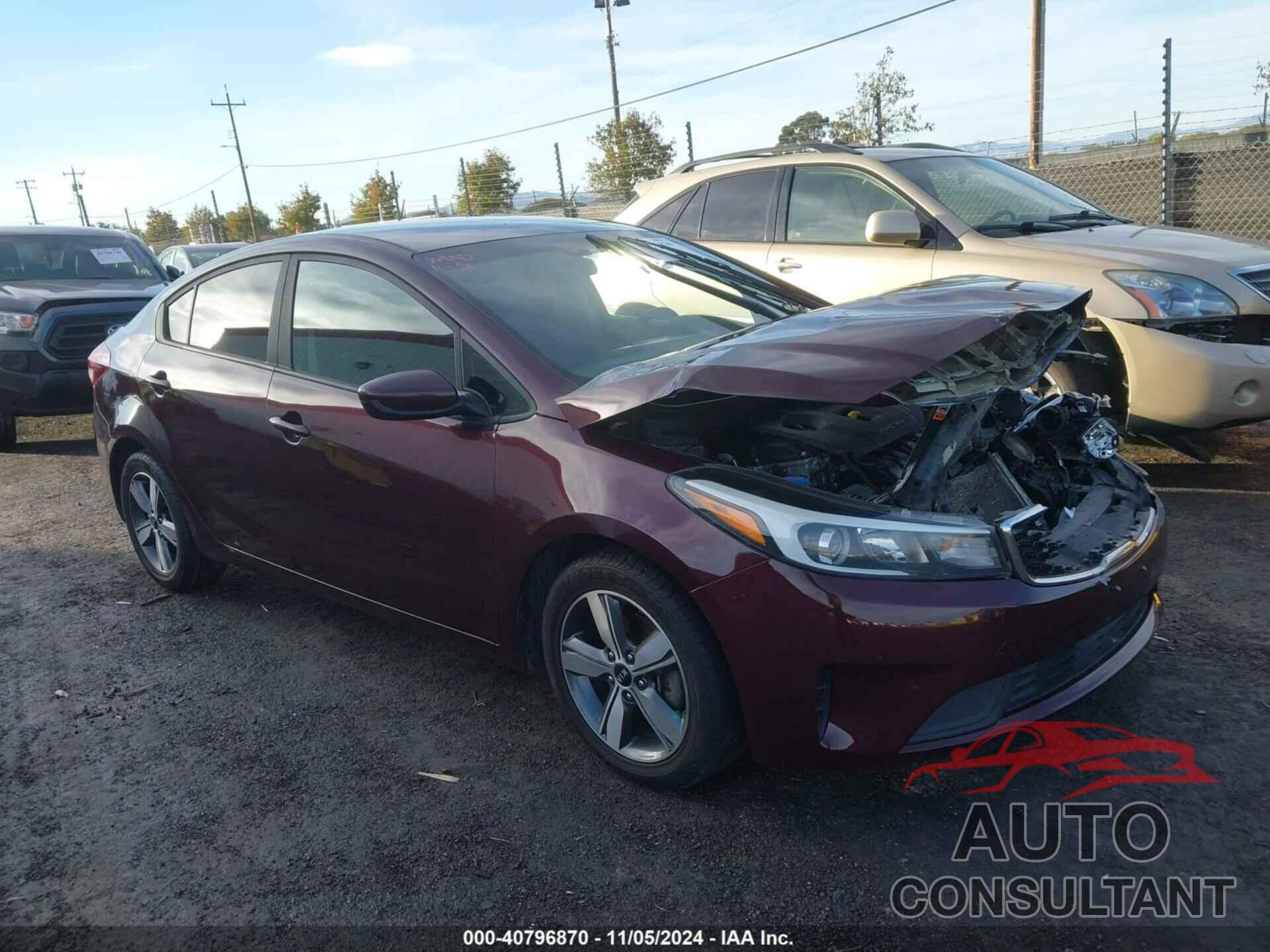 KIA FORTE 2018 - 3KPFL4A79JE166238