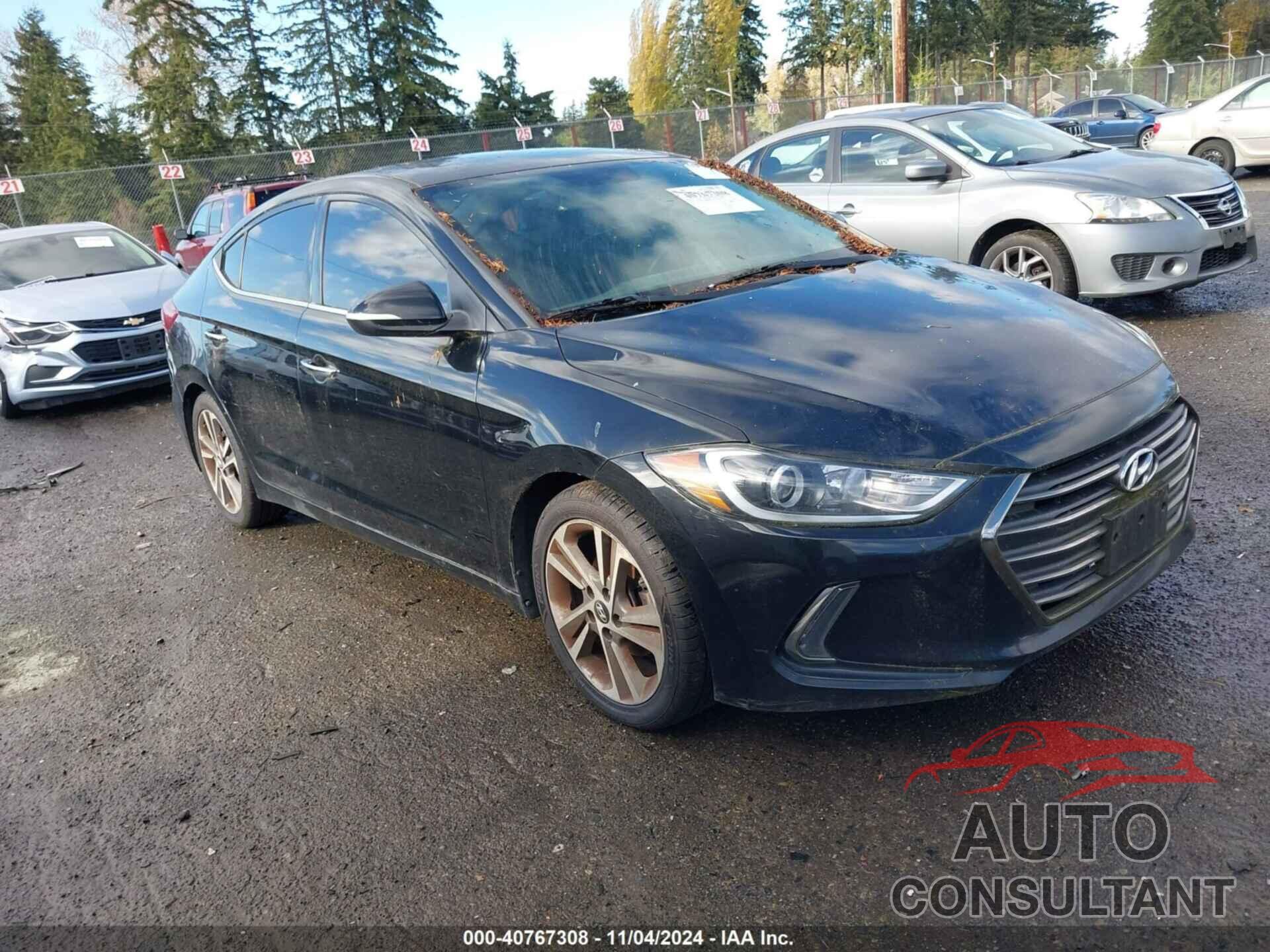 HYUNDAI ELANTRA 2017 - 5NPD84LF3HH045577