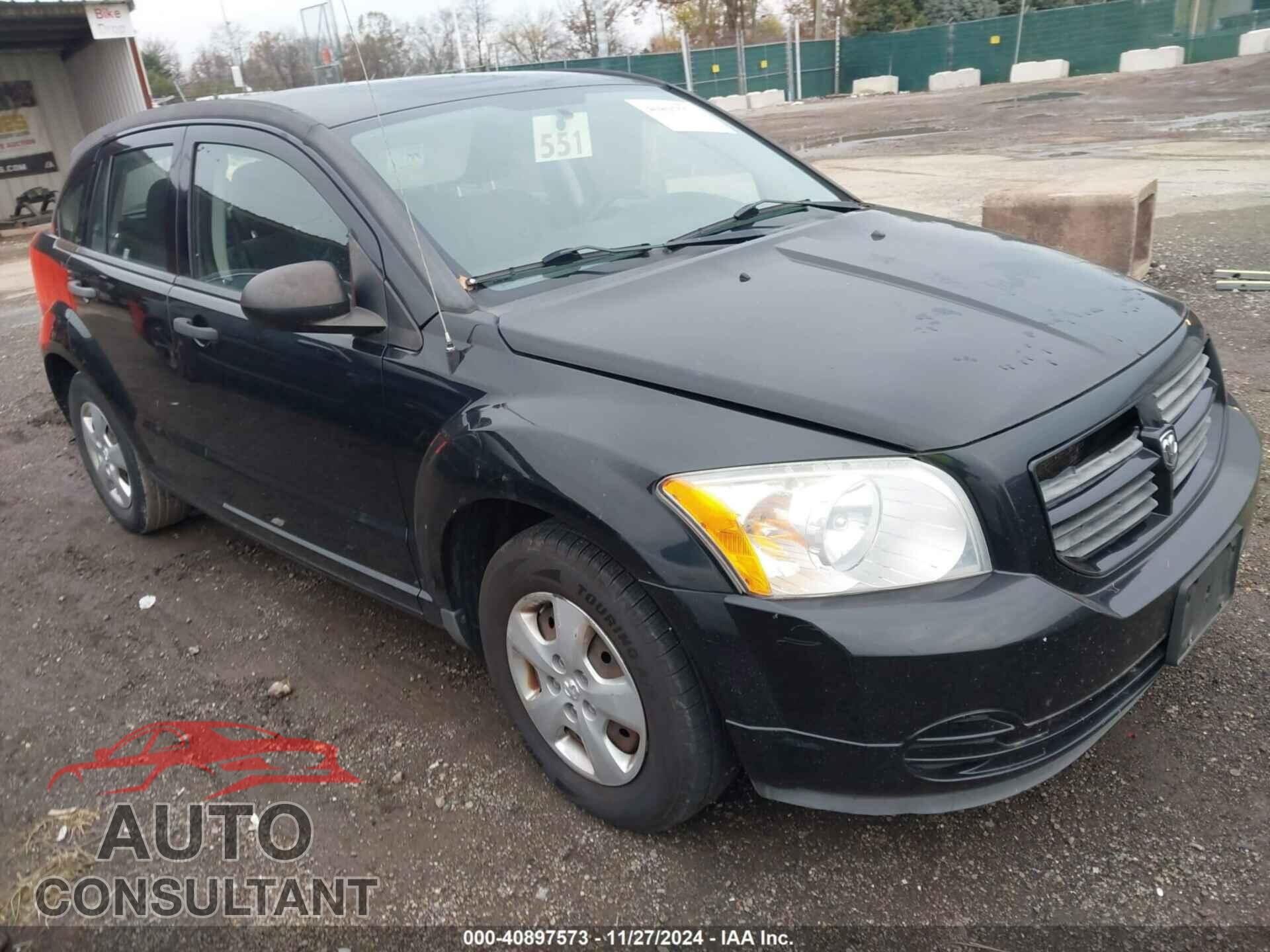 DODGE CALIBER 2012 - 1C3CDWBA8CD531300