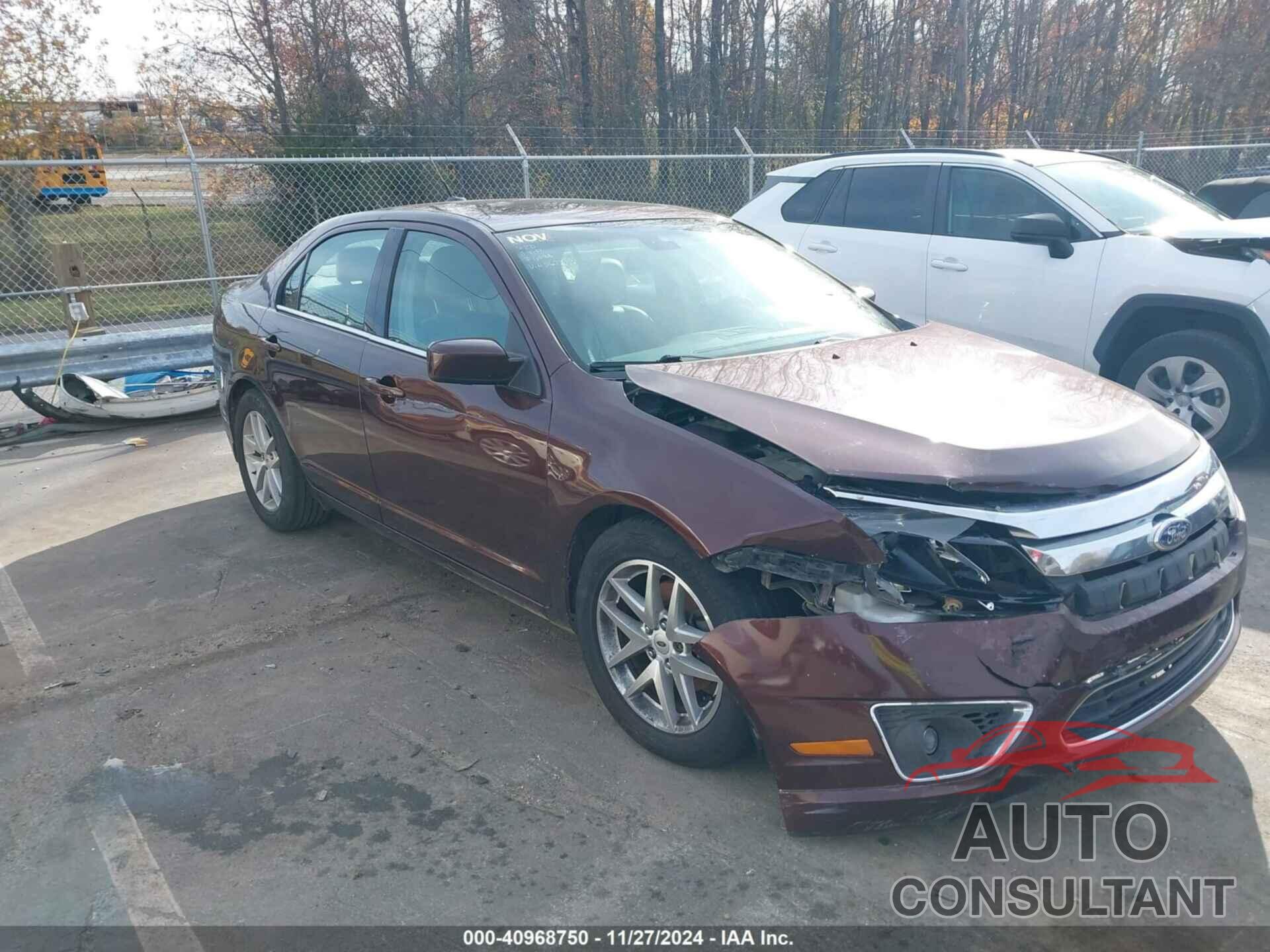 FORD FUSION 2012 - 3FAHP0JAXCR175677