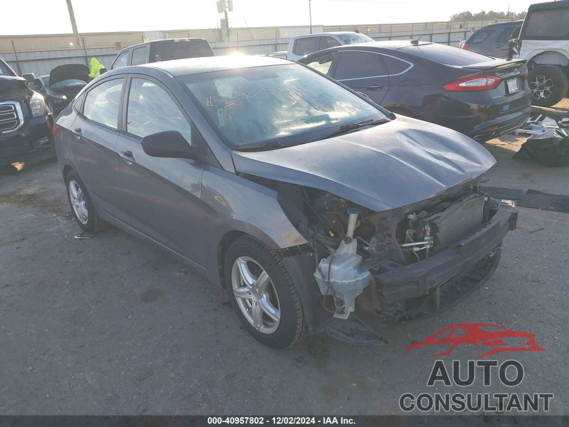 HYUNDAI ACCENT 2015 - KMHCT4AE3FU804652