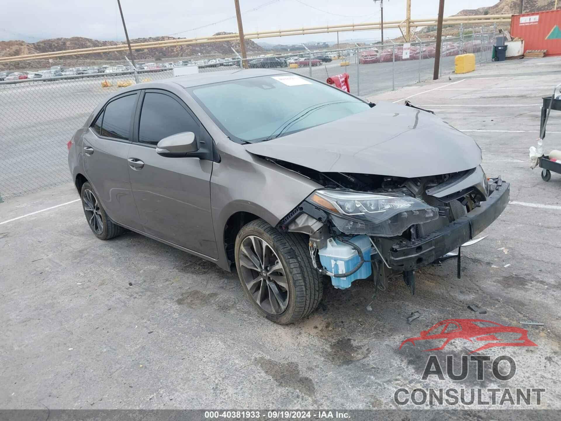 TOYOTA COROLLA 2018 - 5YFBURHE5JP819434