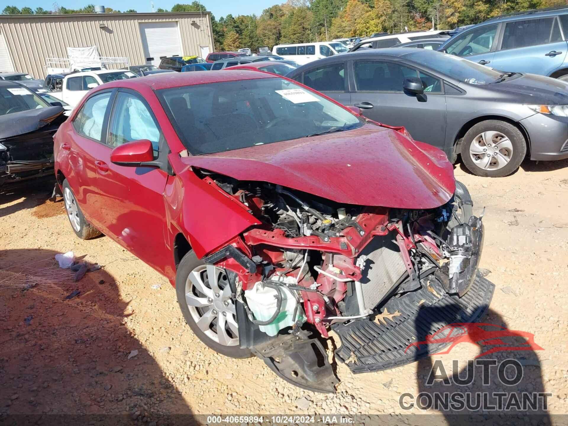 TOYOTA COROLLA 2016 - 2T1BURHE2GC609818