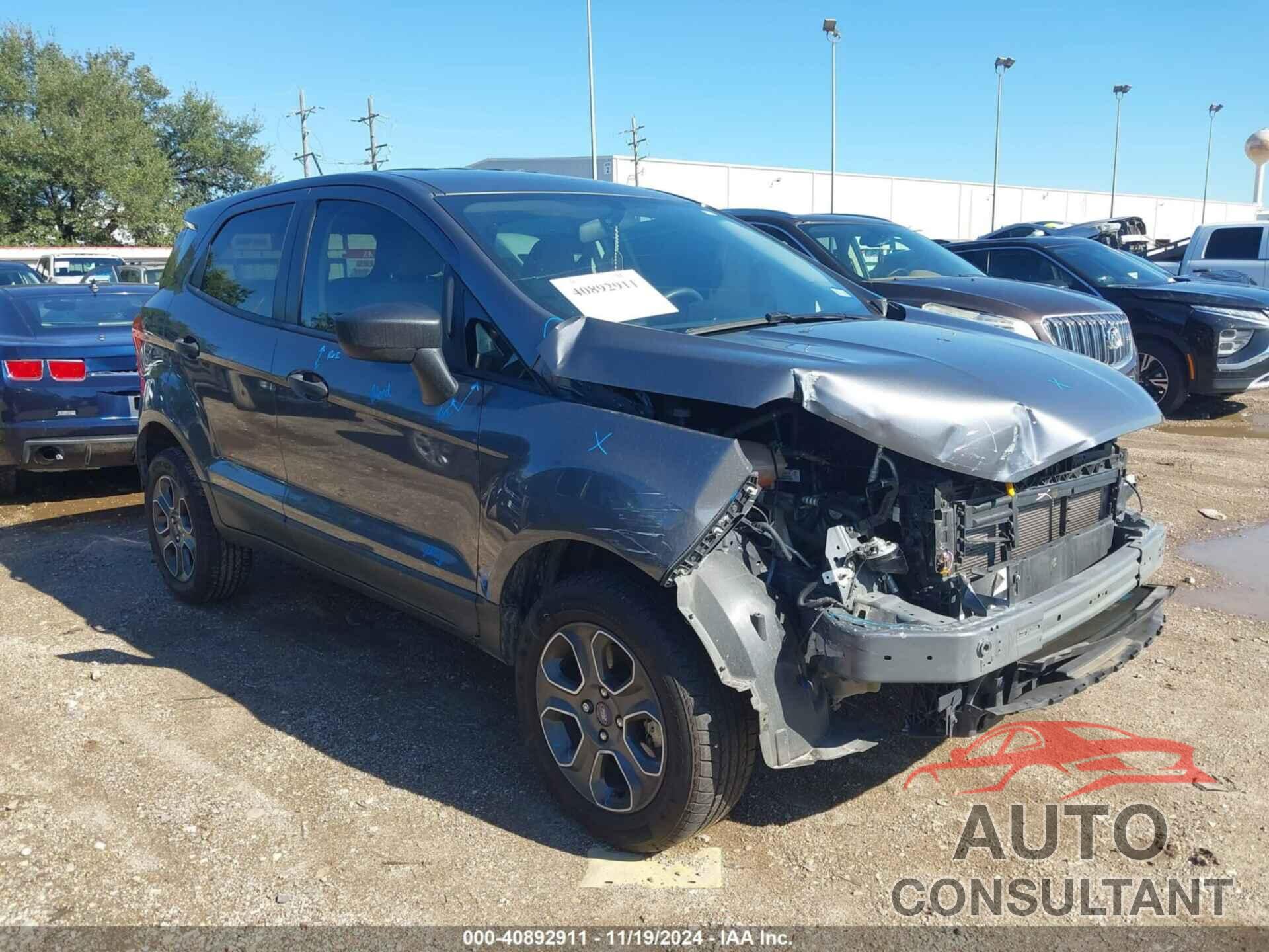 FORD ECOSPORT 2021 - MAJ6S3FL4MC448596