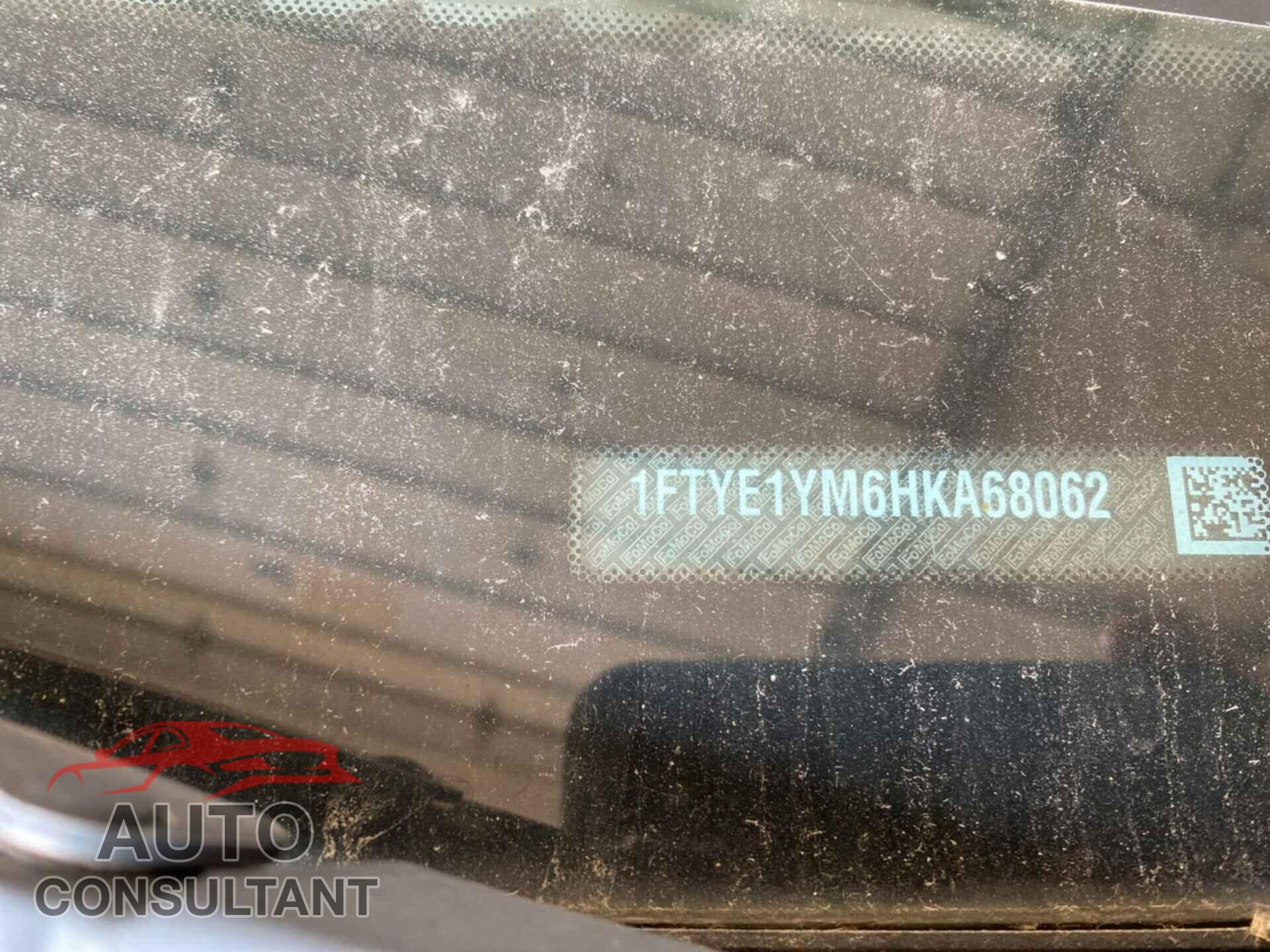FORD TRANSIT-150 2017 - 1FTYE1YM6HKA68062