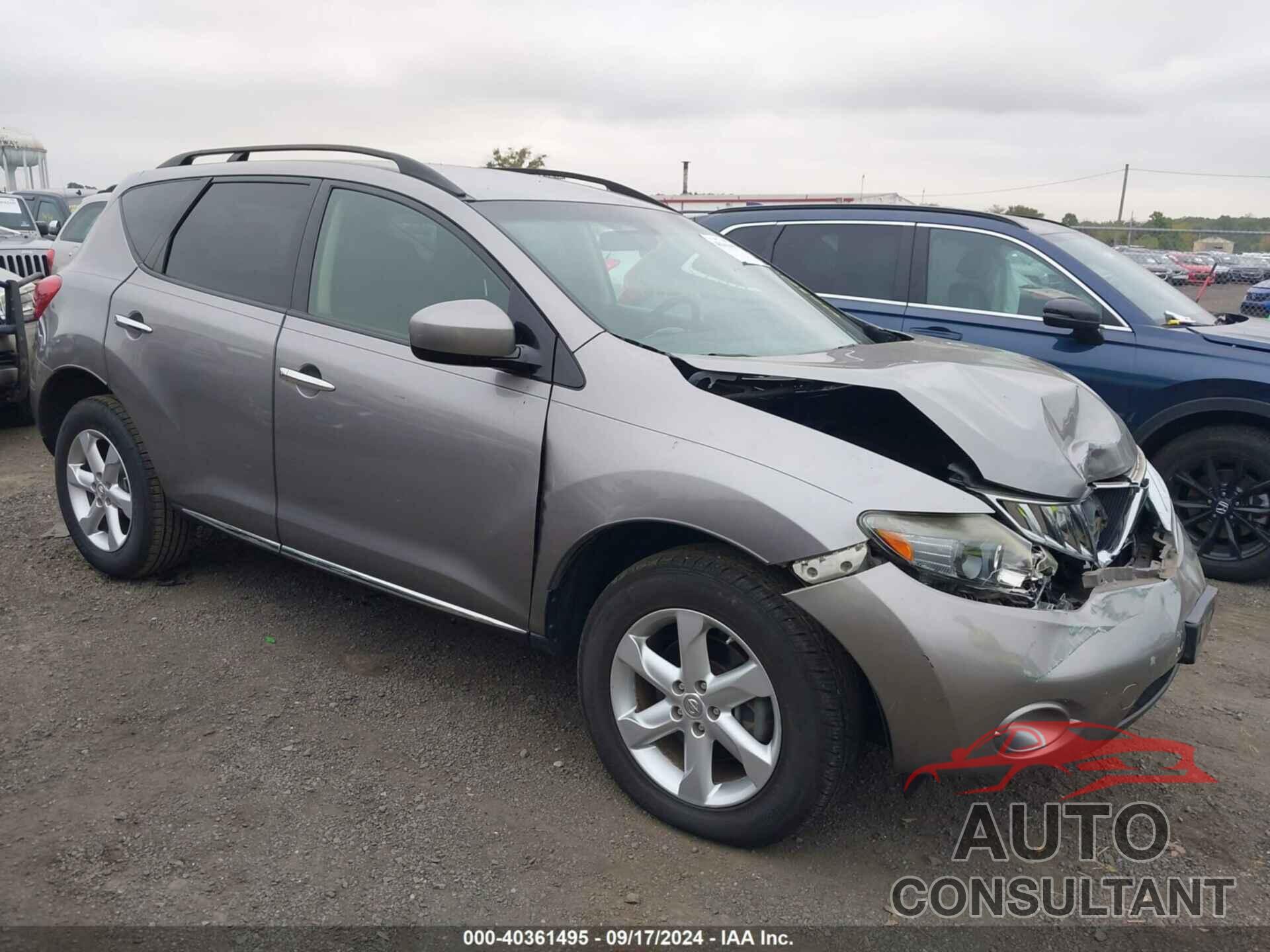 NISSAN MURANO 2009 - JN8AZ18W59W152413