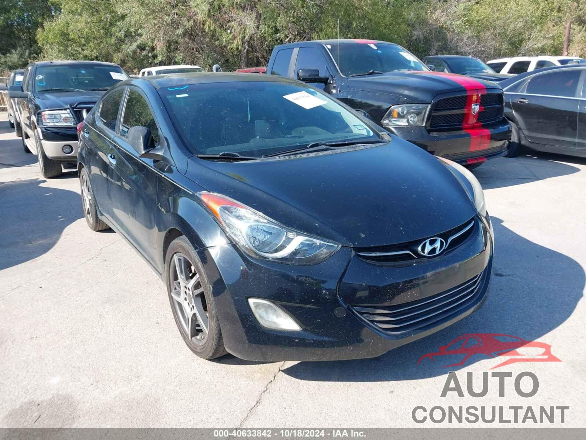 HYUNDAI ELANTRA 2012 - 5NPDH4AE3CH095026