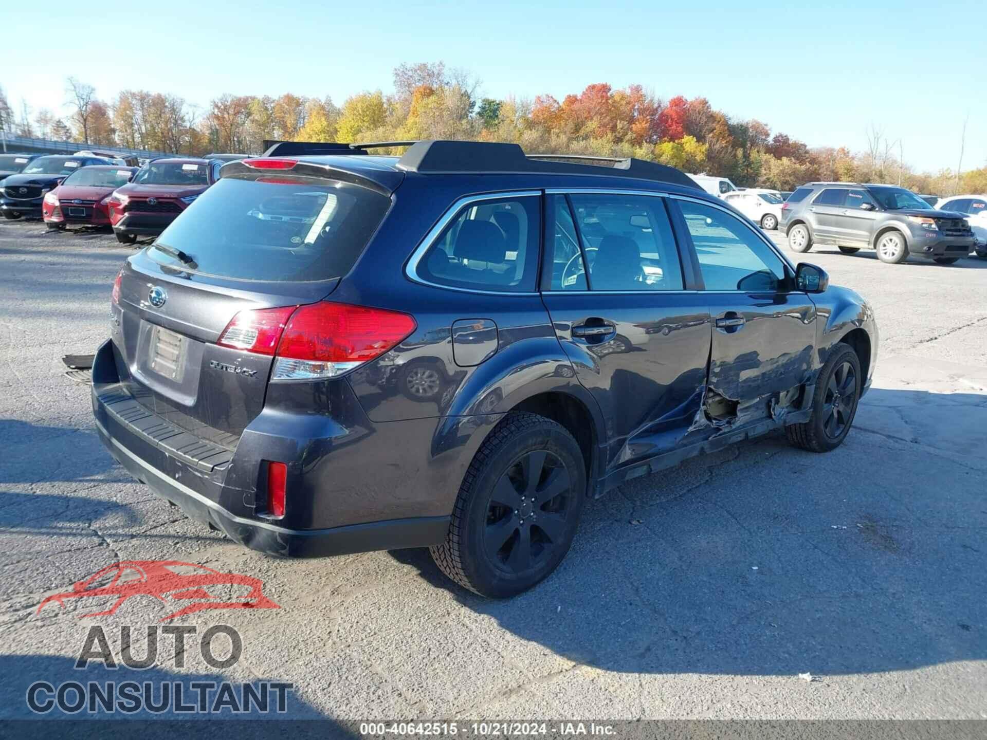SUBARU OUTBACK 2012 - 4S4BRCAC5C3236246