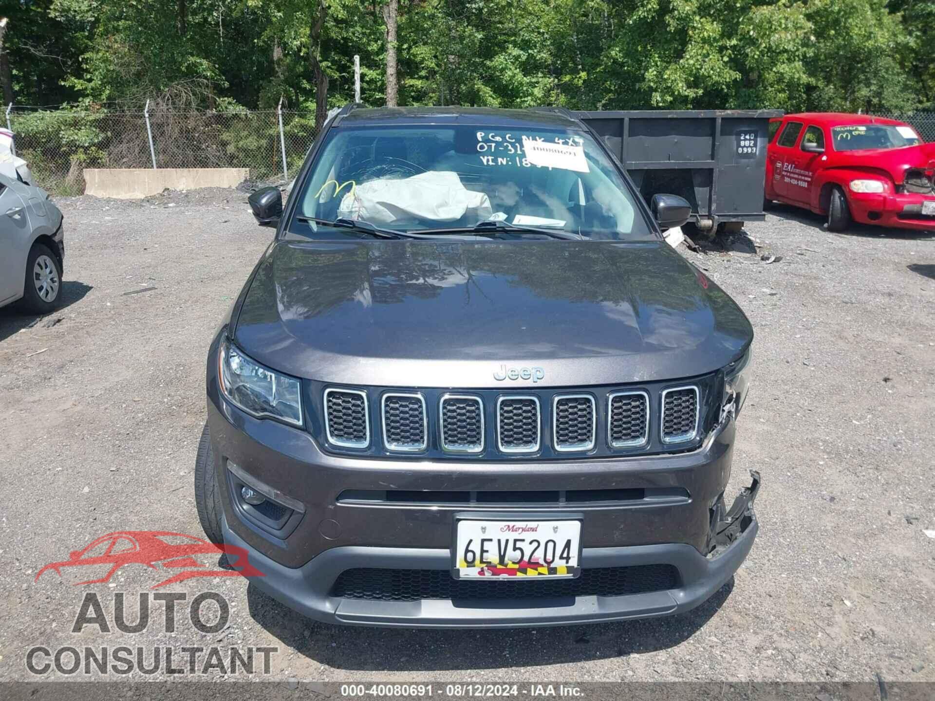 JEEP COMPASS 2018 - 3C4NJDBB7JT401834
