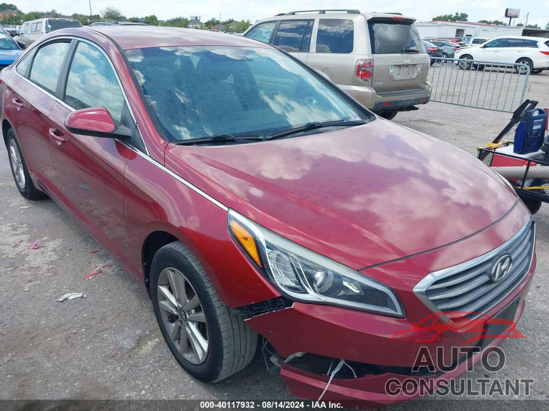 HYUNDAI SONATA 2016 - 5NPE24AFXGH368385