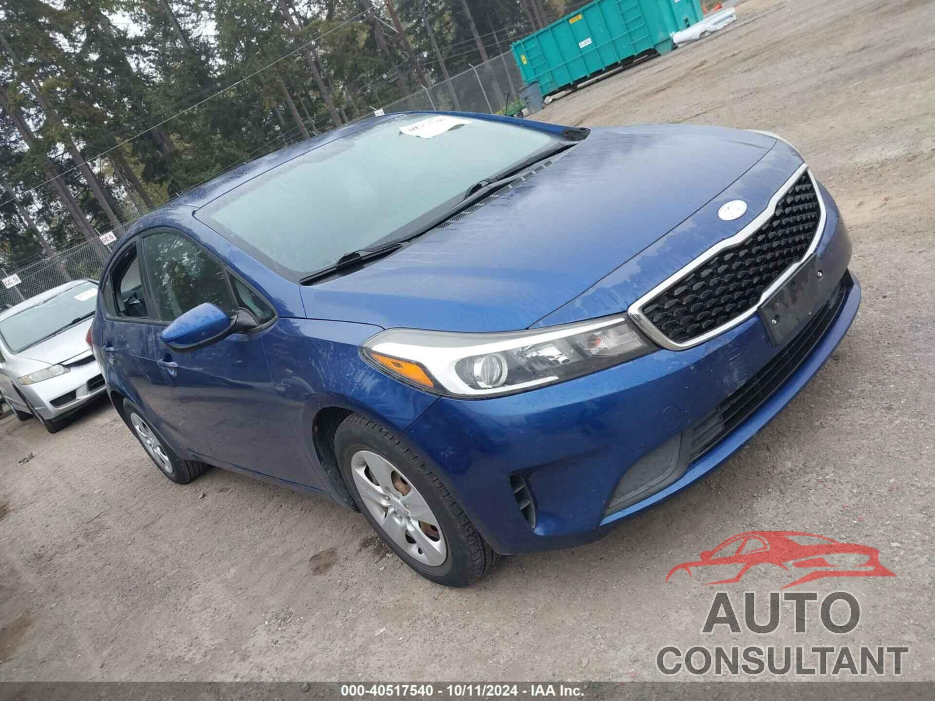 KIA FORTE 2018 - 3KPFK4A70JE280289