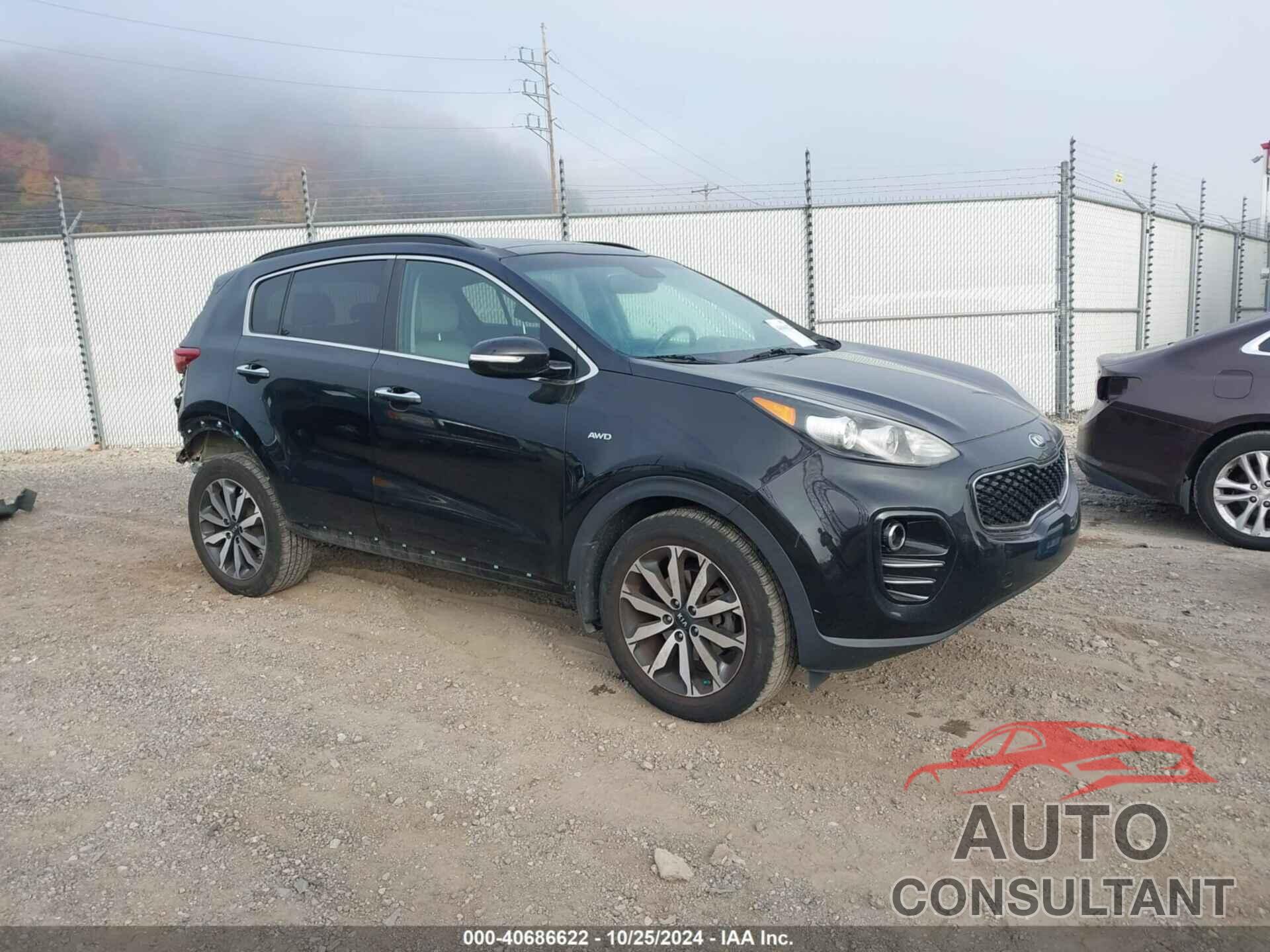 KIA SPORTAGE 2018 - KNDPNCAC1J7425200