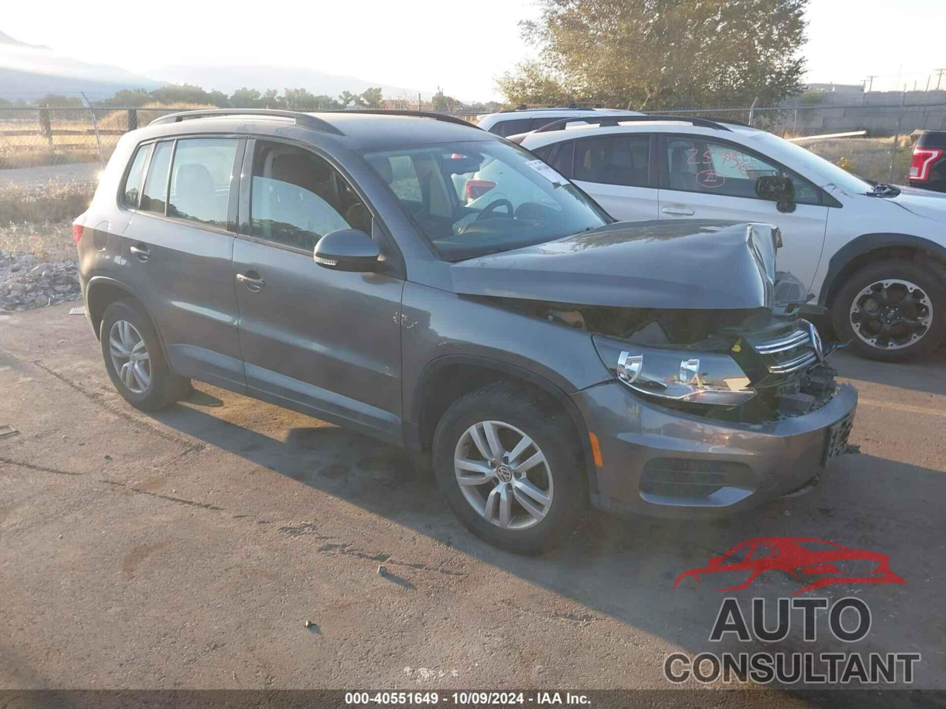 VOLKSWAGEN TIGUAN 2016 - WVGAV7AX8GW502459