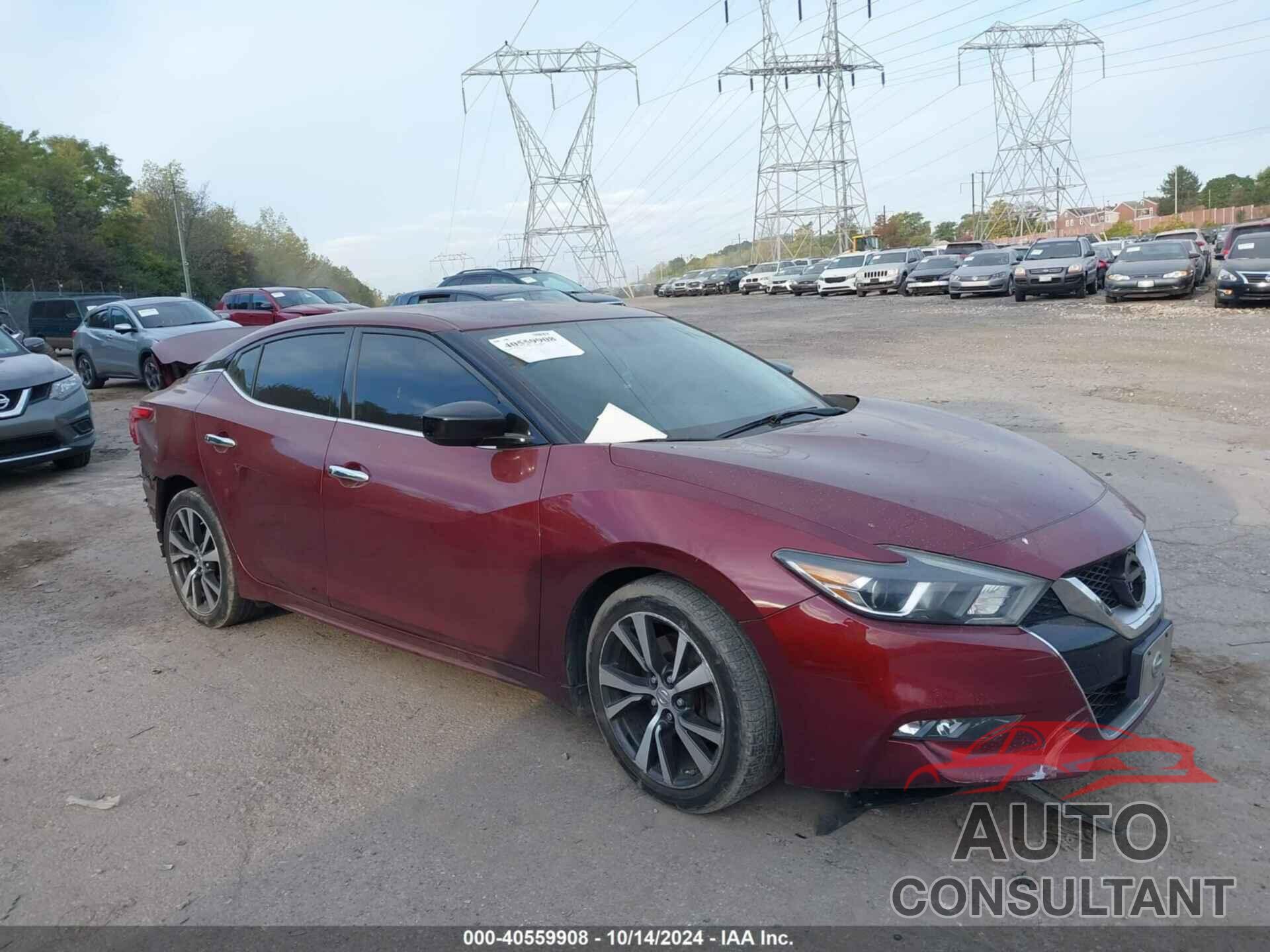 NISSAN MAXIMA 2016 - 1N4AA6AP4GC900771