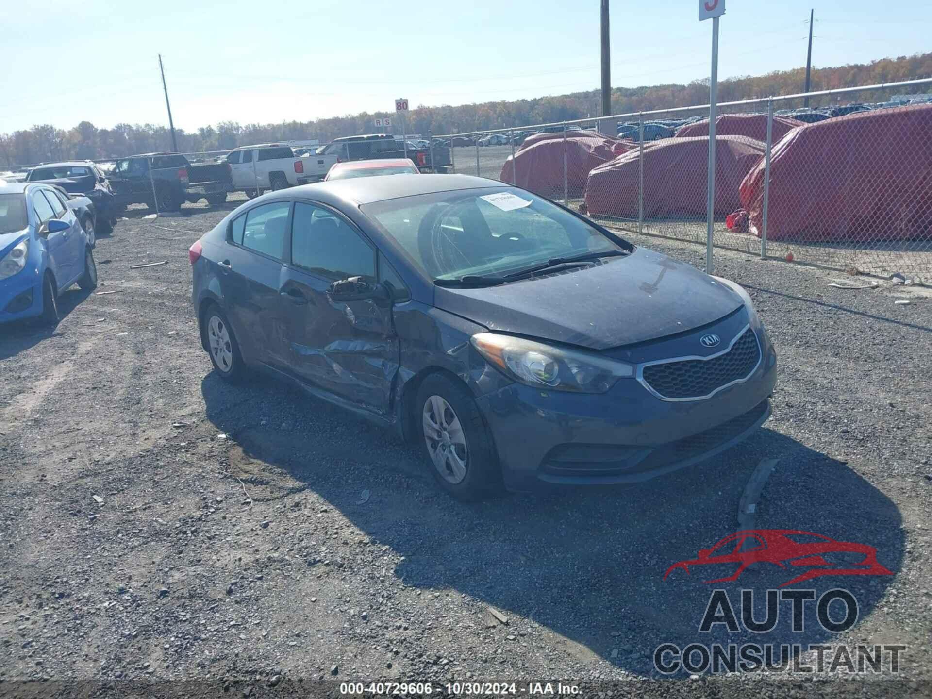 KIA FORTE 2016 - KNAFK4A65G5486698