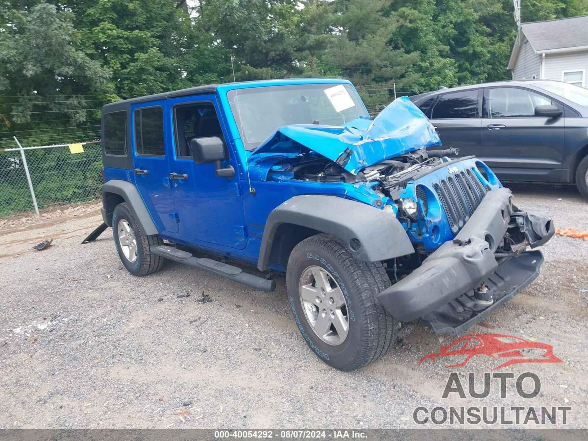JEEP WRANGLER UNLIMITED 2016 - 1C4BJWDG7GL203167