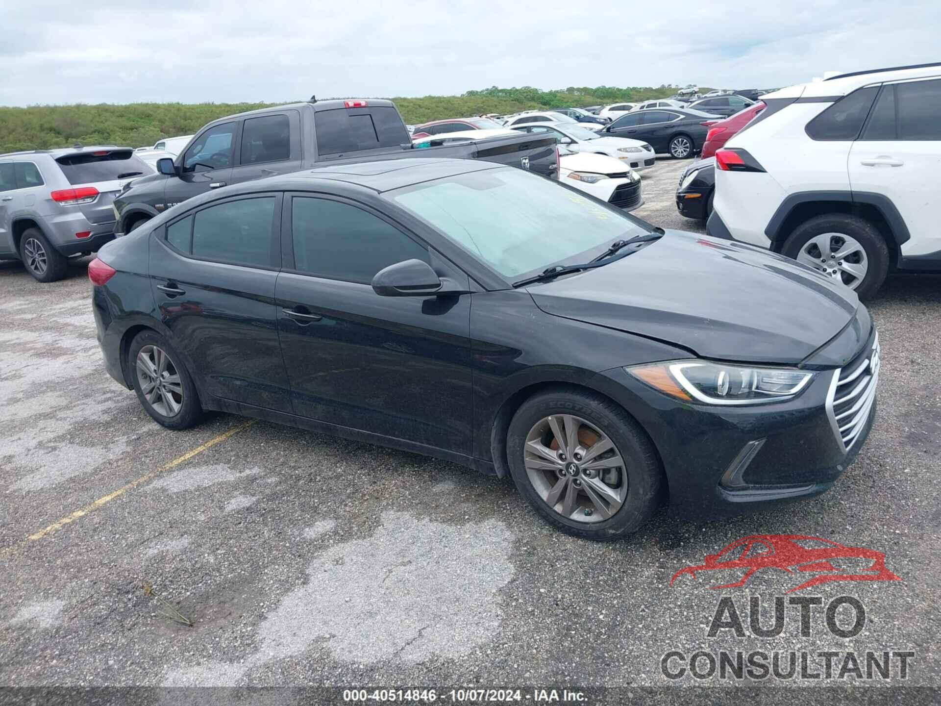 HYUNDAI ELANTRA 2018 - 5NPD84LF7JH384008