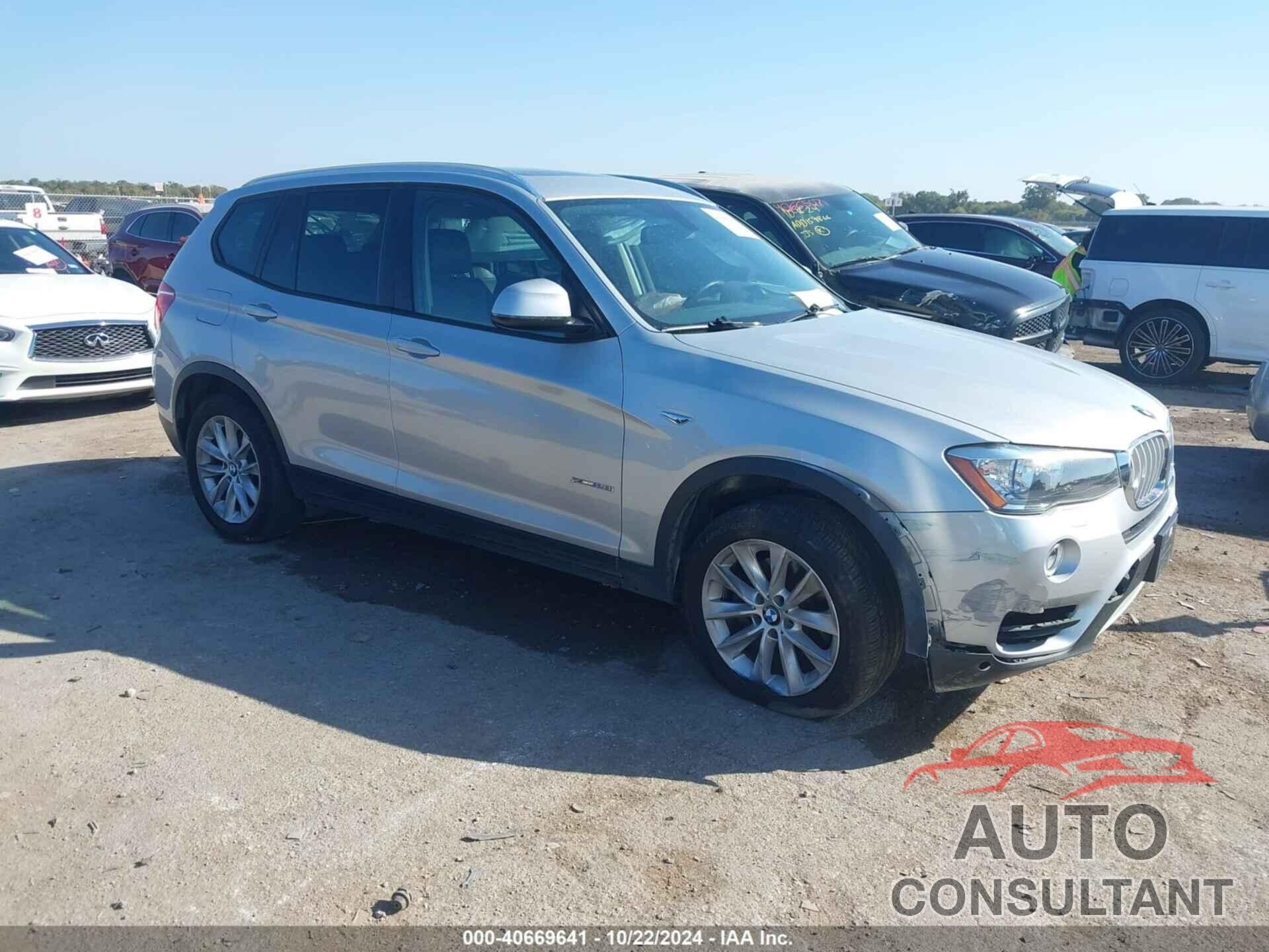 BMW X3 2017 - 5UXWX9C32H0T17725