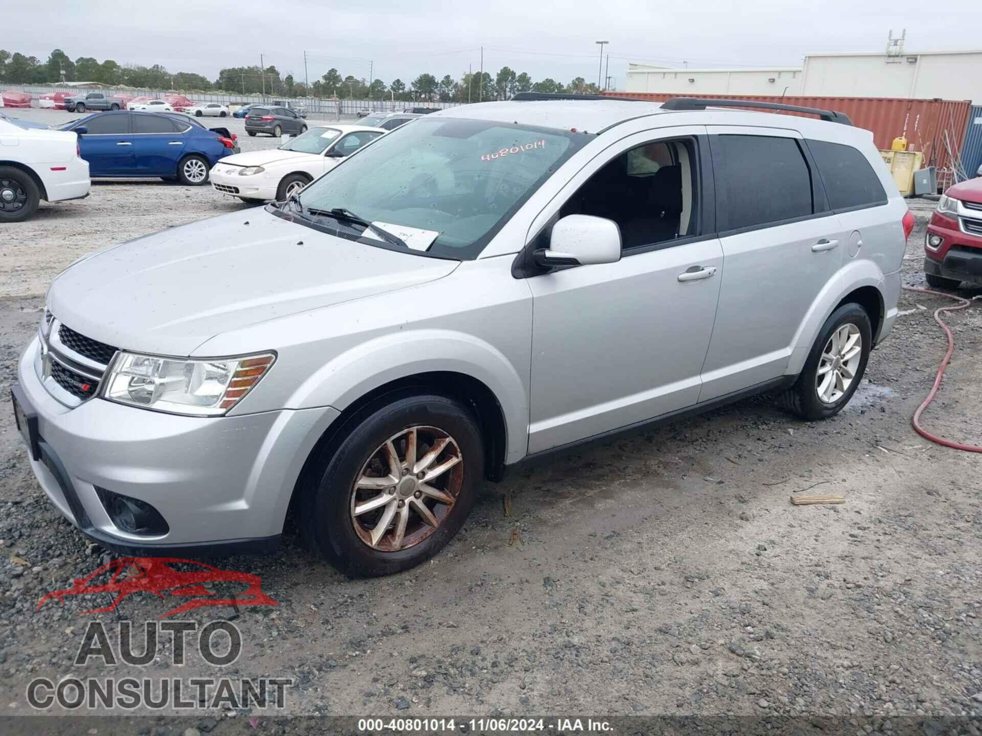 DODGE JOURNEY 2013 - 3C4PDCBB6DT503043