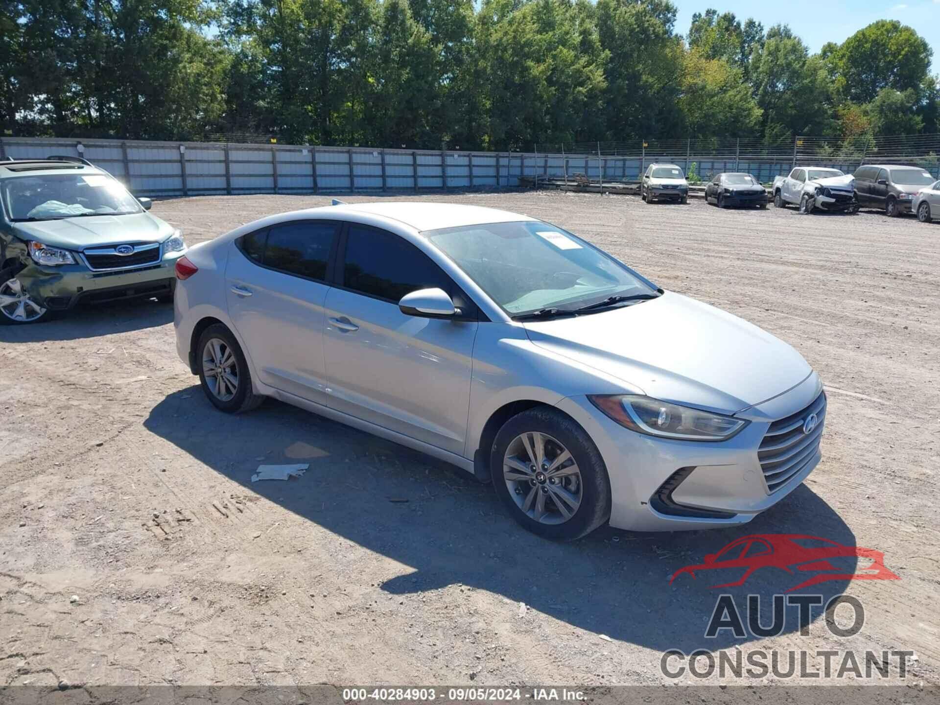 HYUNDAI ELANTRA 2018 - KMHD84LF3JU574244