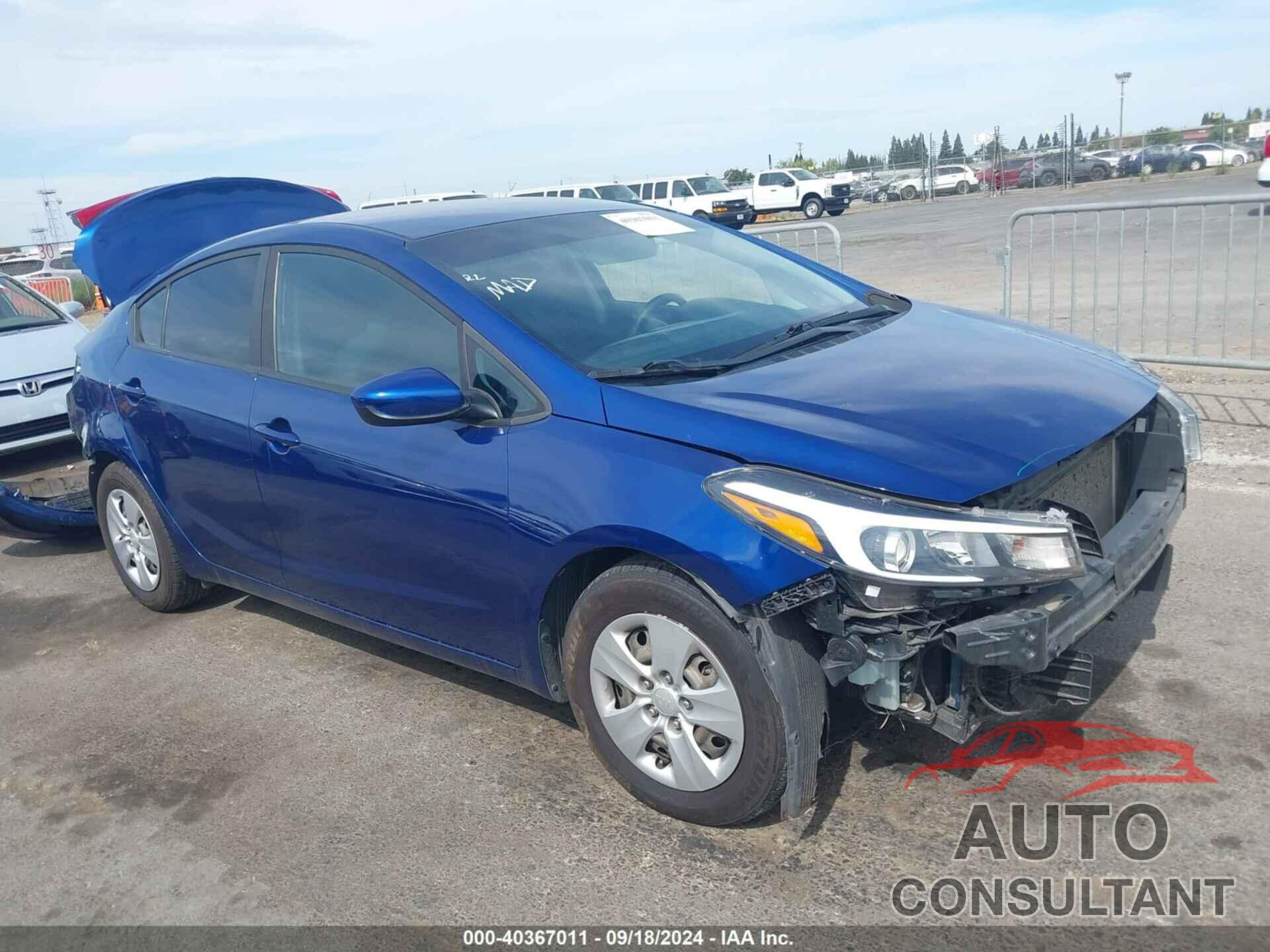 KIA FORTE 2018 - 3KPFL4A73JE206118