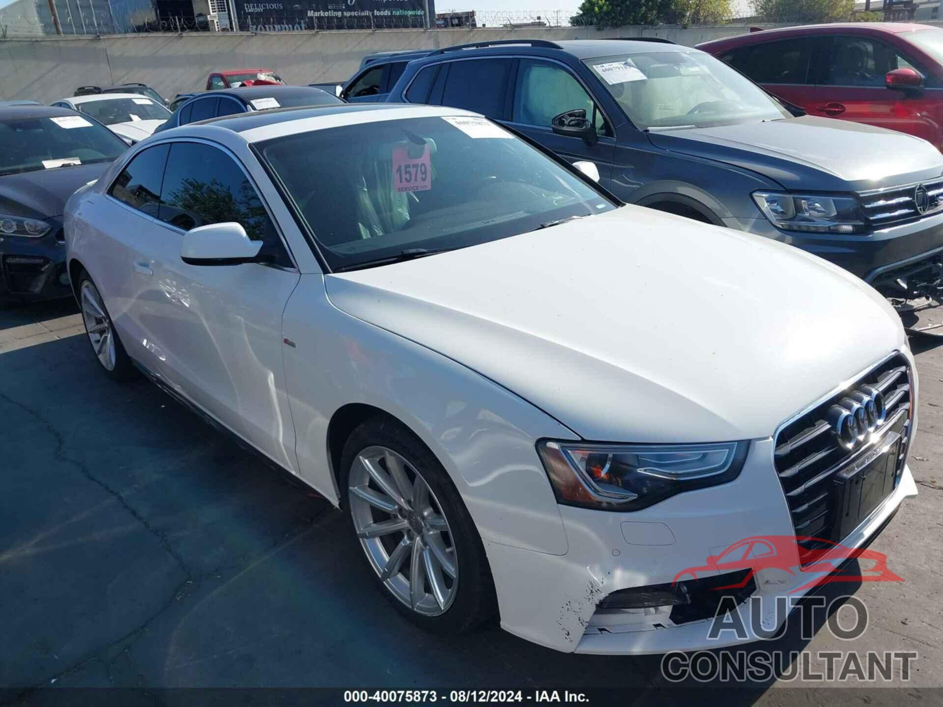 AUDI A5 2017 - WAUD2AFR9HA001433