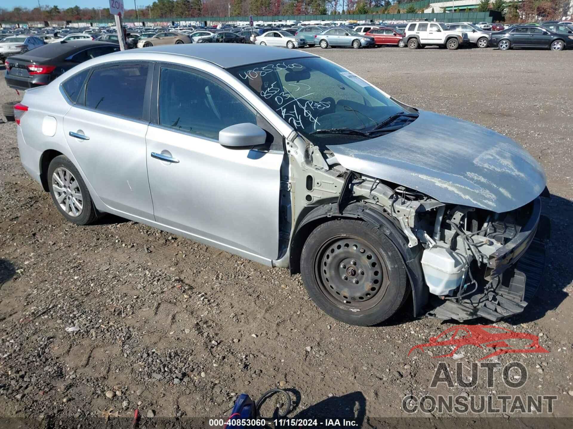 NISSAN SENTRA 2013 - 3N1AB7AP3DL774225