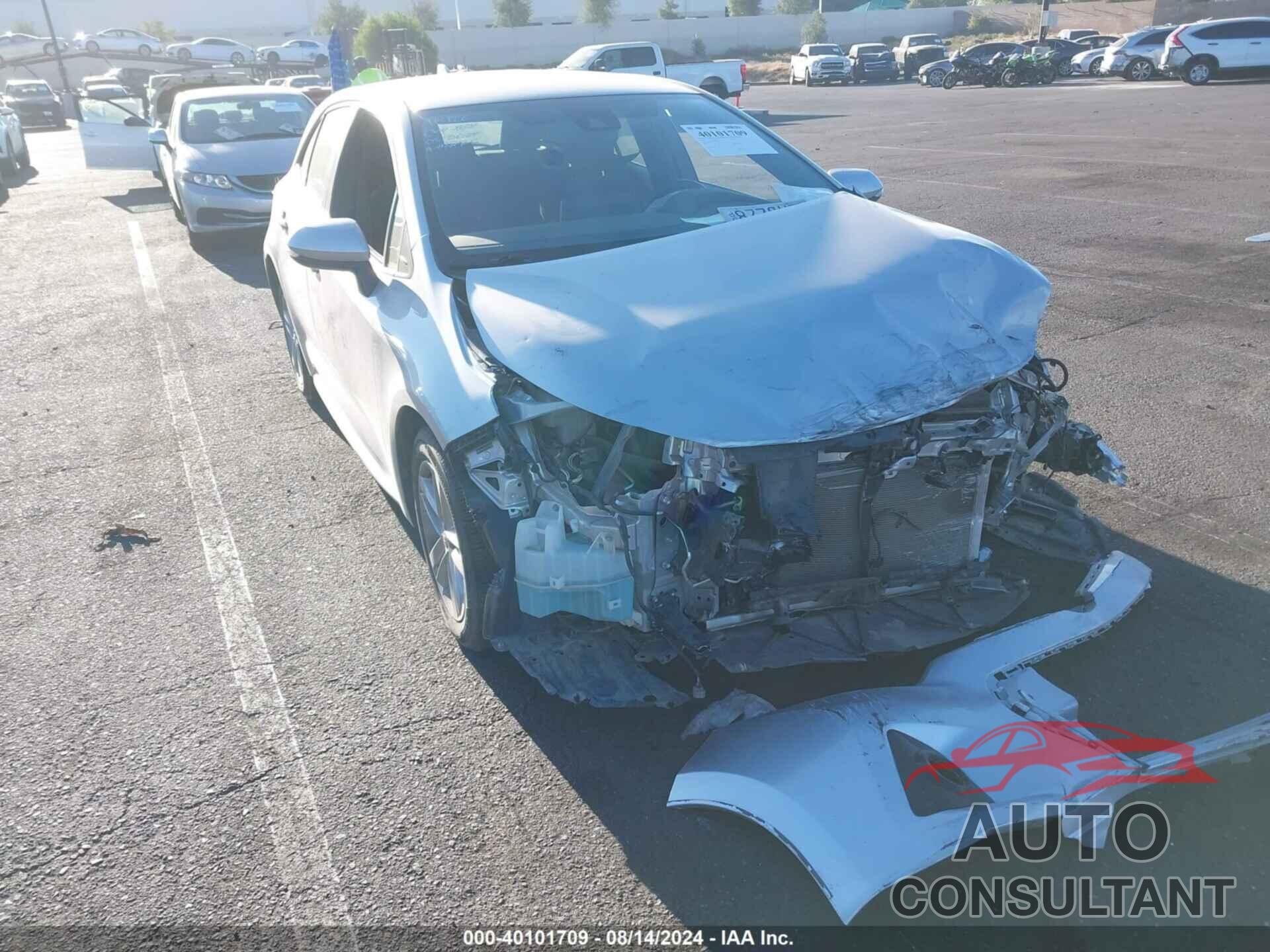 TOYOTA COROLLA 2019 - JTNK4RBE3K3004535