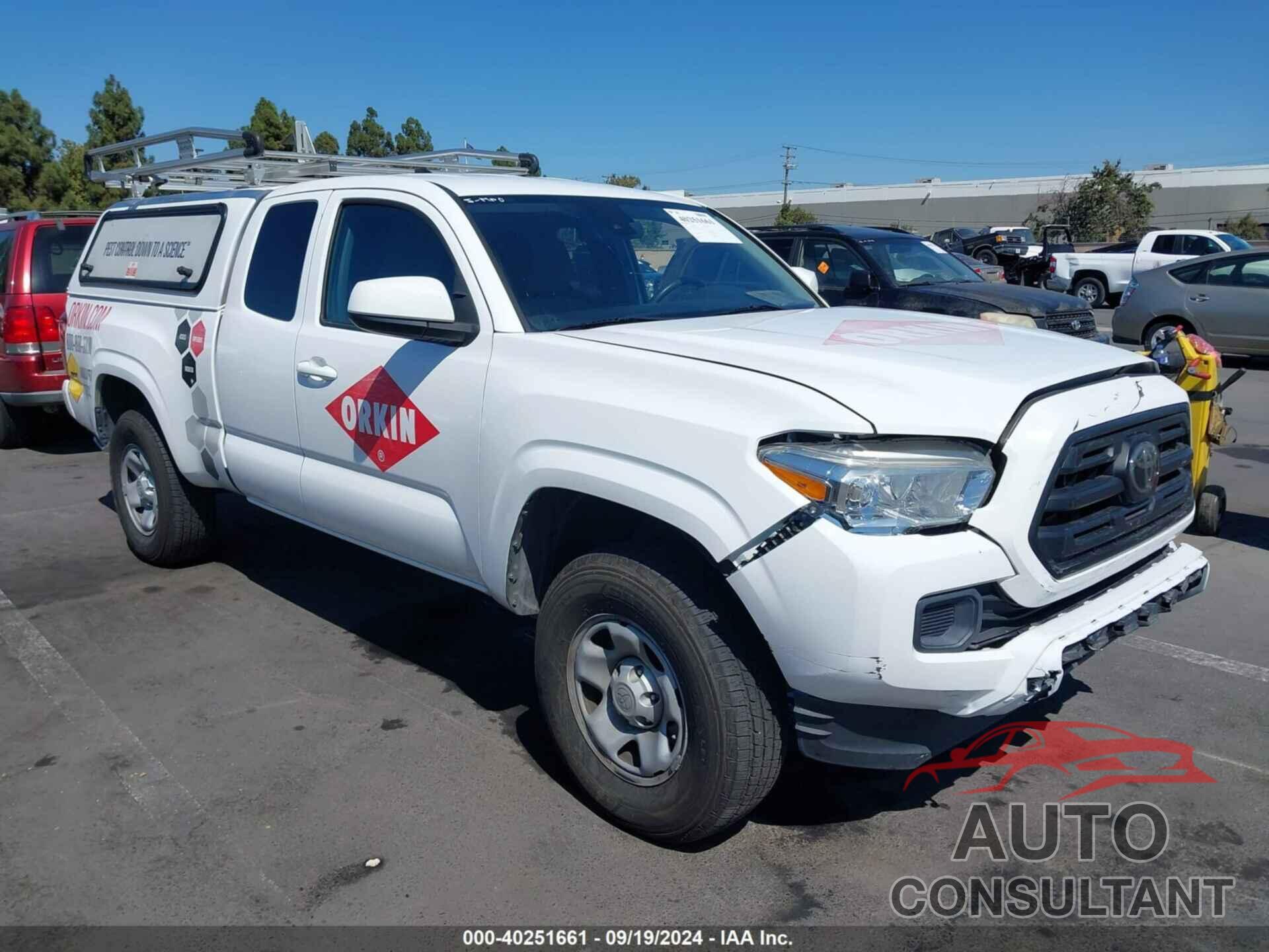 TOYOTA TACOMA 2019 - 5TFRX5GN2KX144791