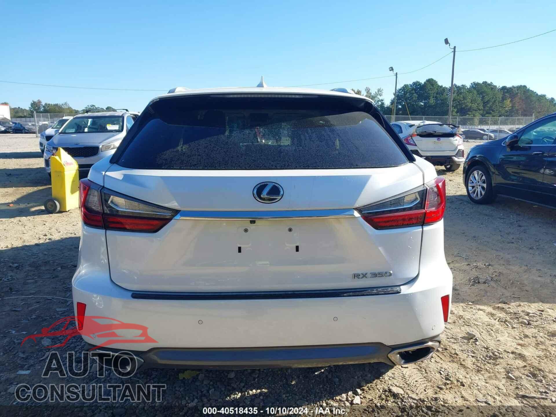 LEXUS RX 350 2017 - 2T2ZZMCA0HC047342
