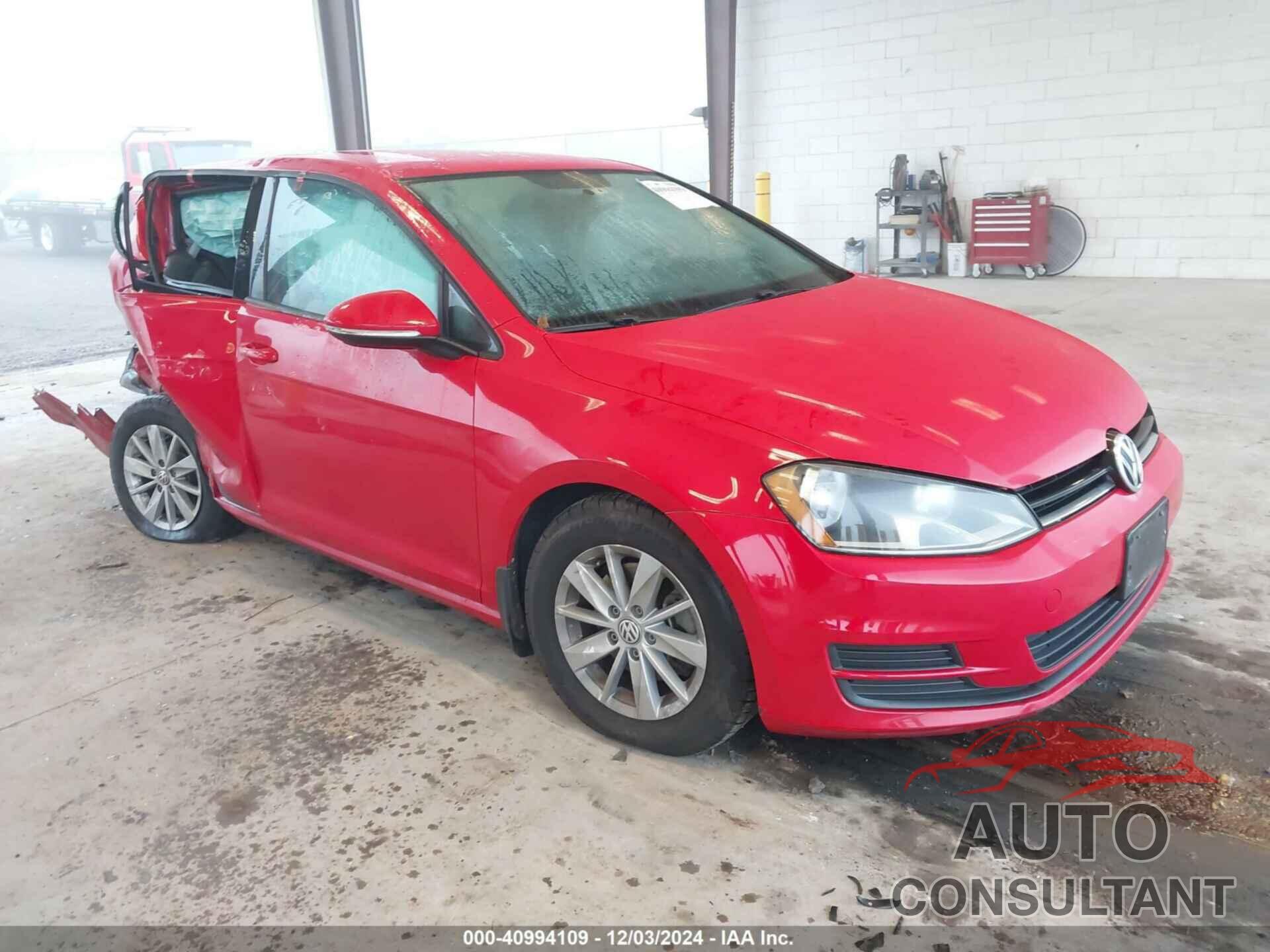 VOLKSWAGEN GOLF 2017 - 3VW117AU8HM030896