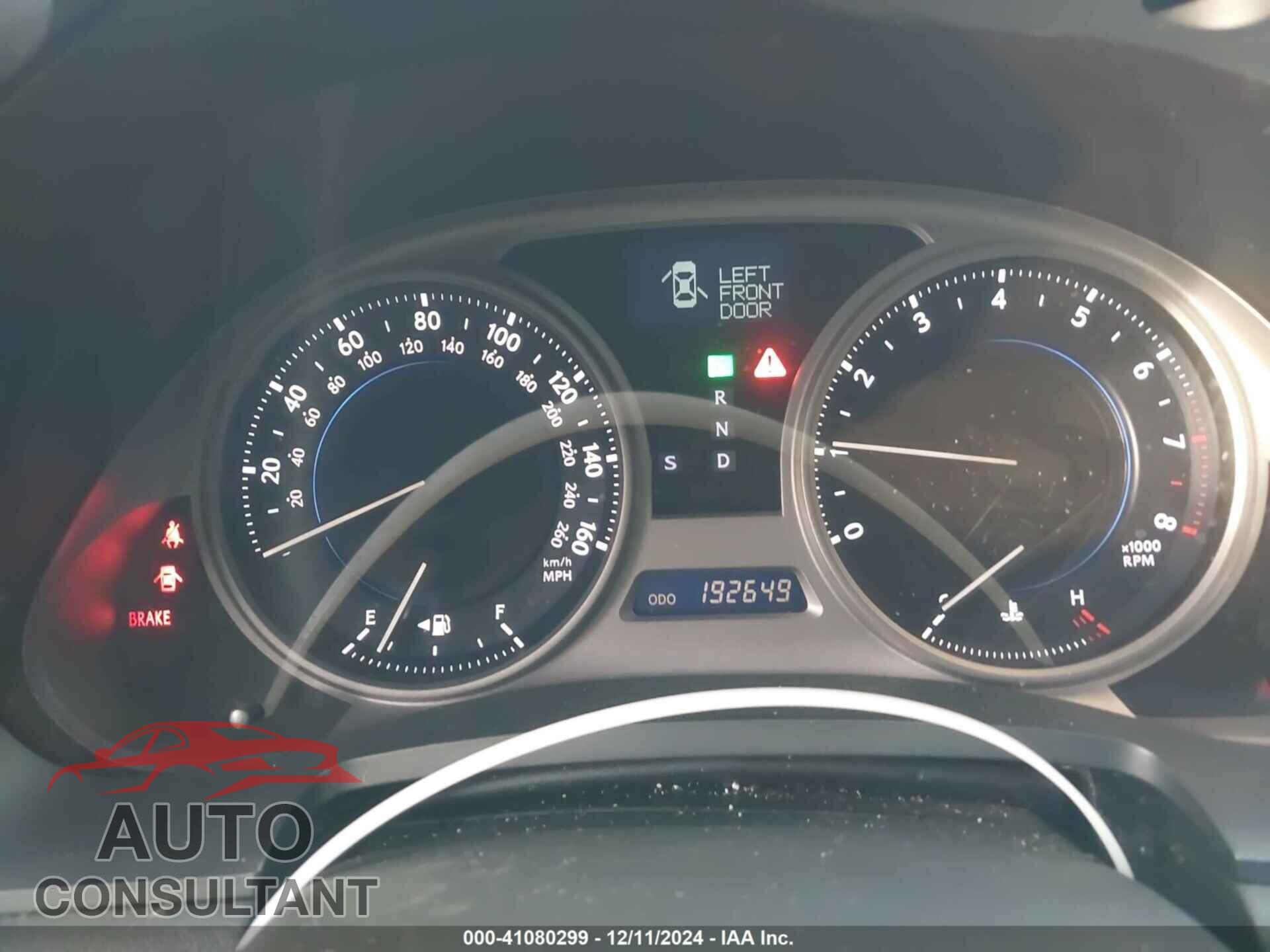 LEXUS IS 250 2010 - JTHBF5C24A5117715