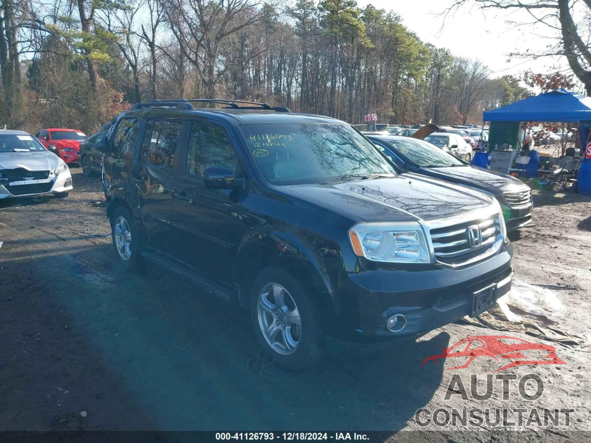 HONDA PILOT 2012 - 5FNYF4H57CB051588