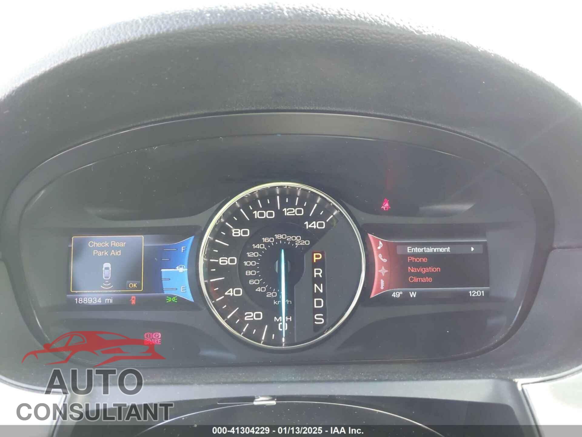 FORD EDGE 2013 - 2FMDK3AK8DBC10620