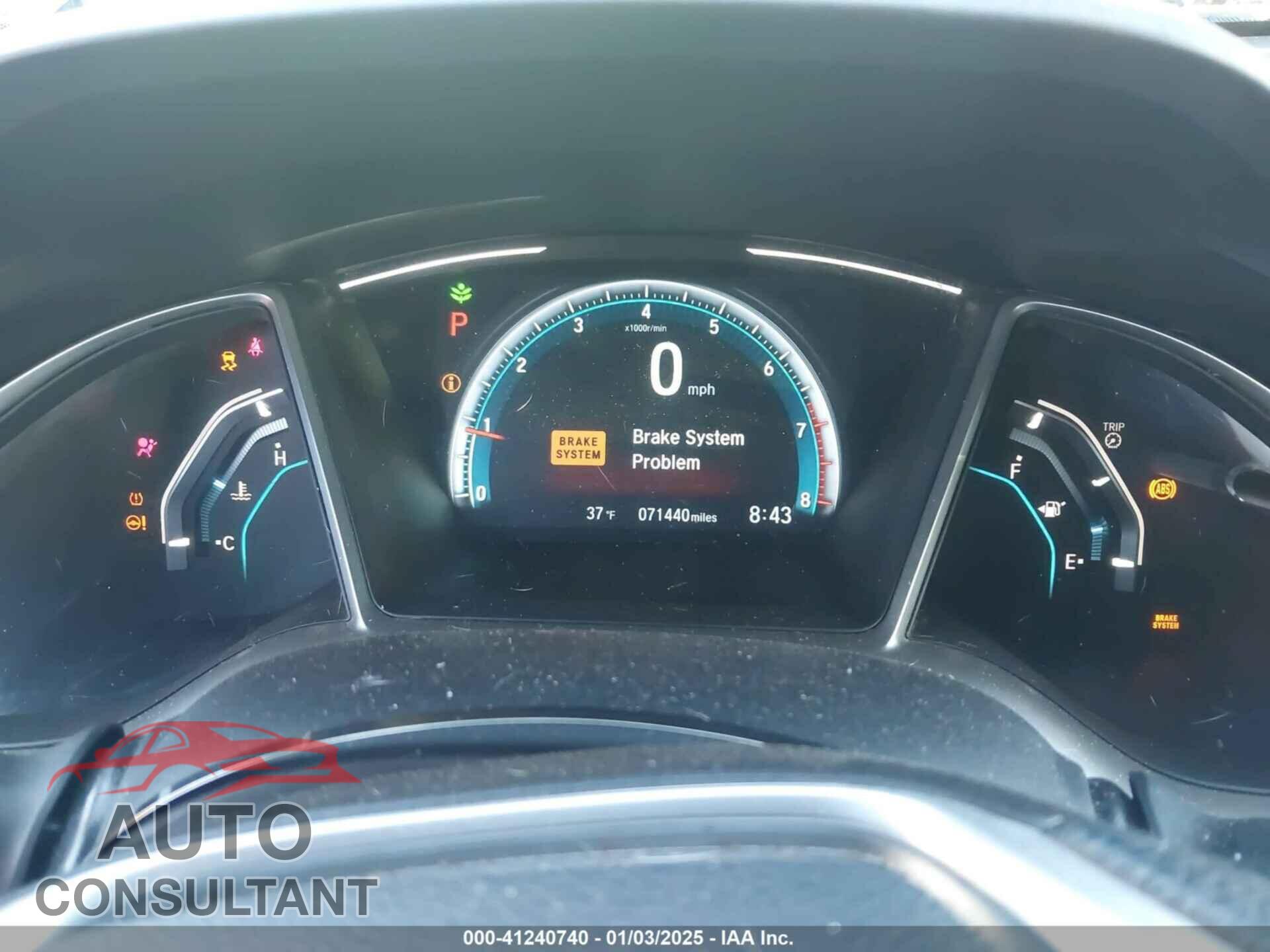 HONDA CIVIC 2017 - 19XFC2F78HE071001