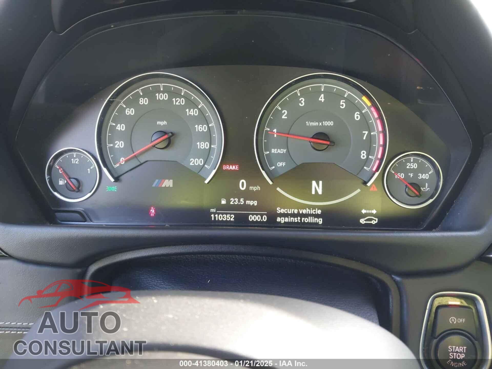 BMW M3 2016 - WBS8M9C56G5D31001
