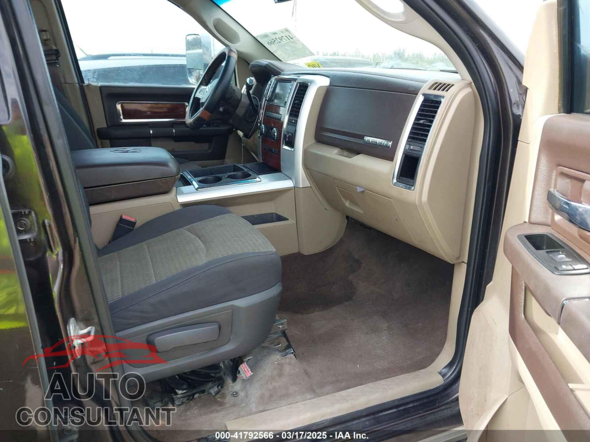 DODGE RAM 2500 2010 - 3D7UT2CL5AG172425