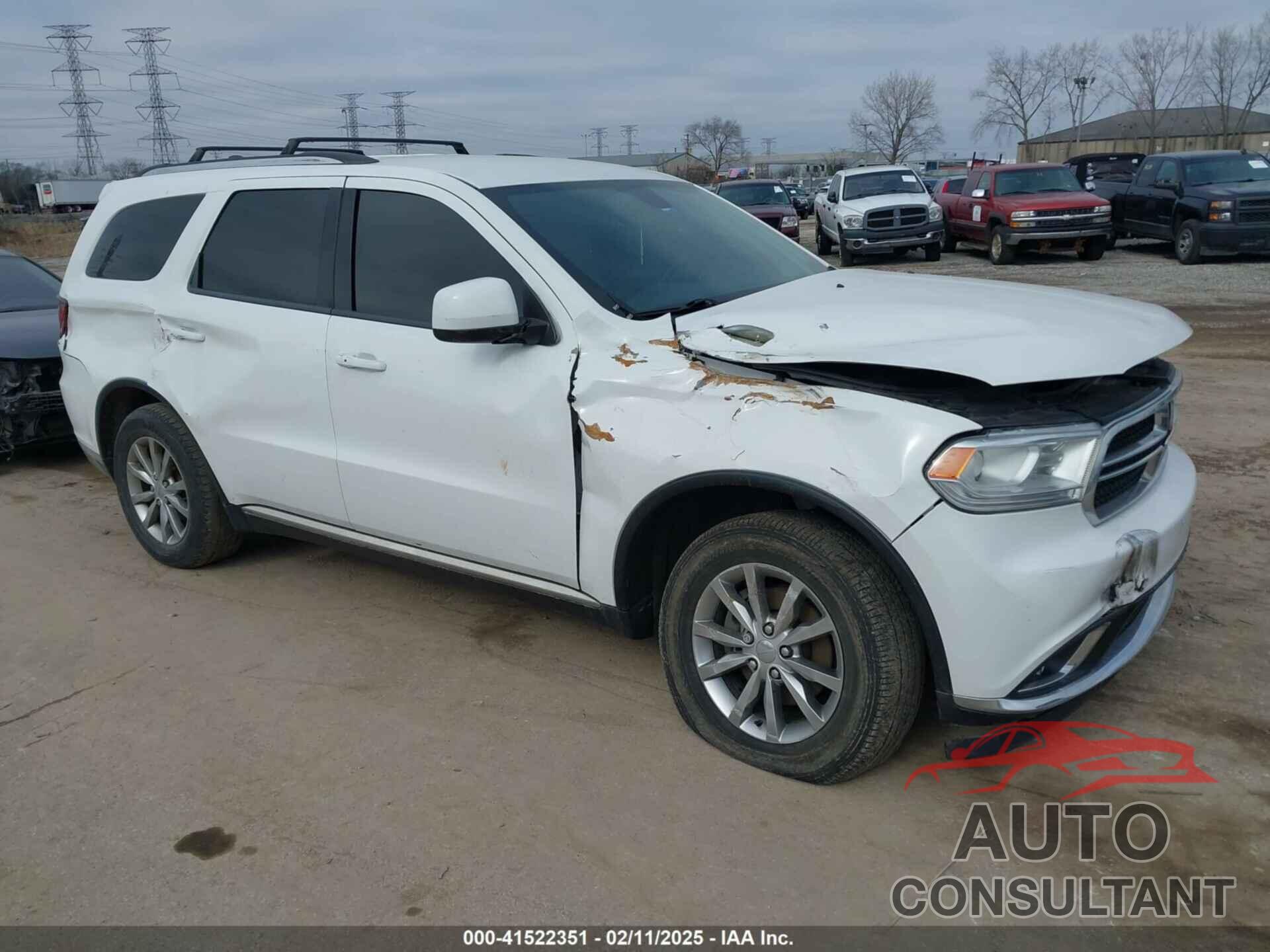 DODGE DURANGO 2017 - 1C4RDJAG0HC857653