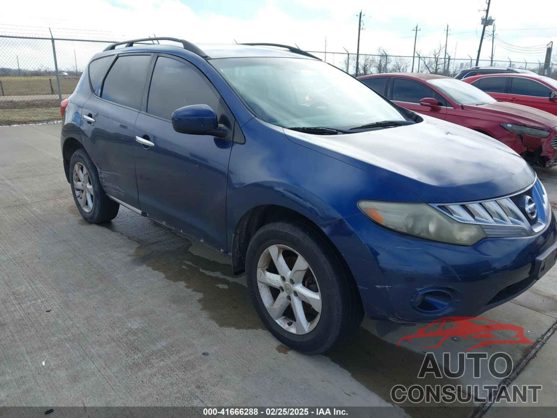 NISSAN MURANO 2009 - JN8AZ18U79W030747
